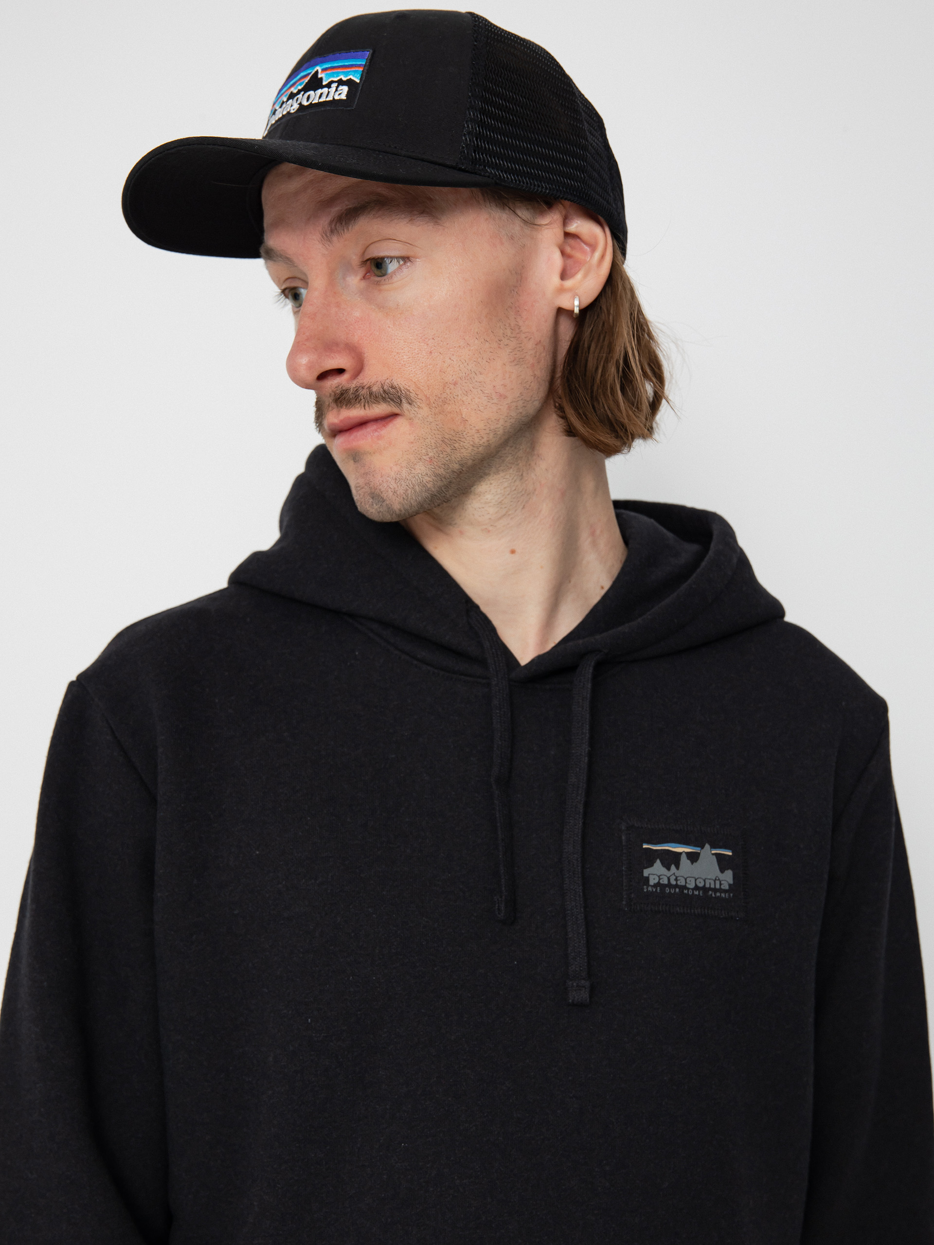 Суитшърт с качулка Patagonia 73 Skyline Uprisal HD (ink black)