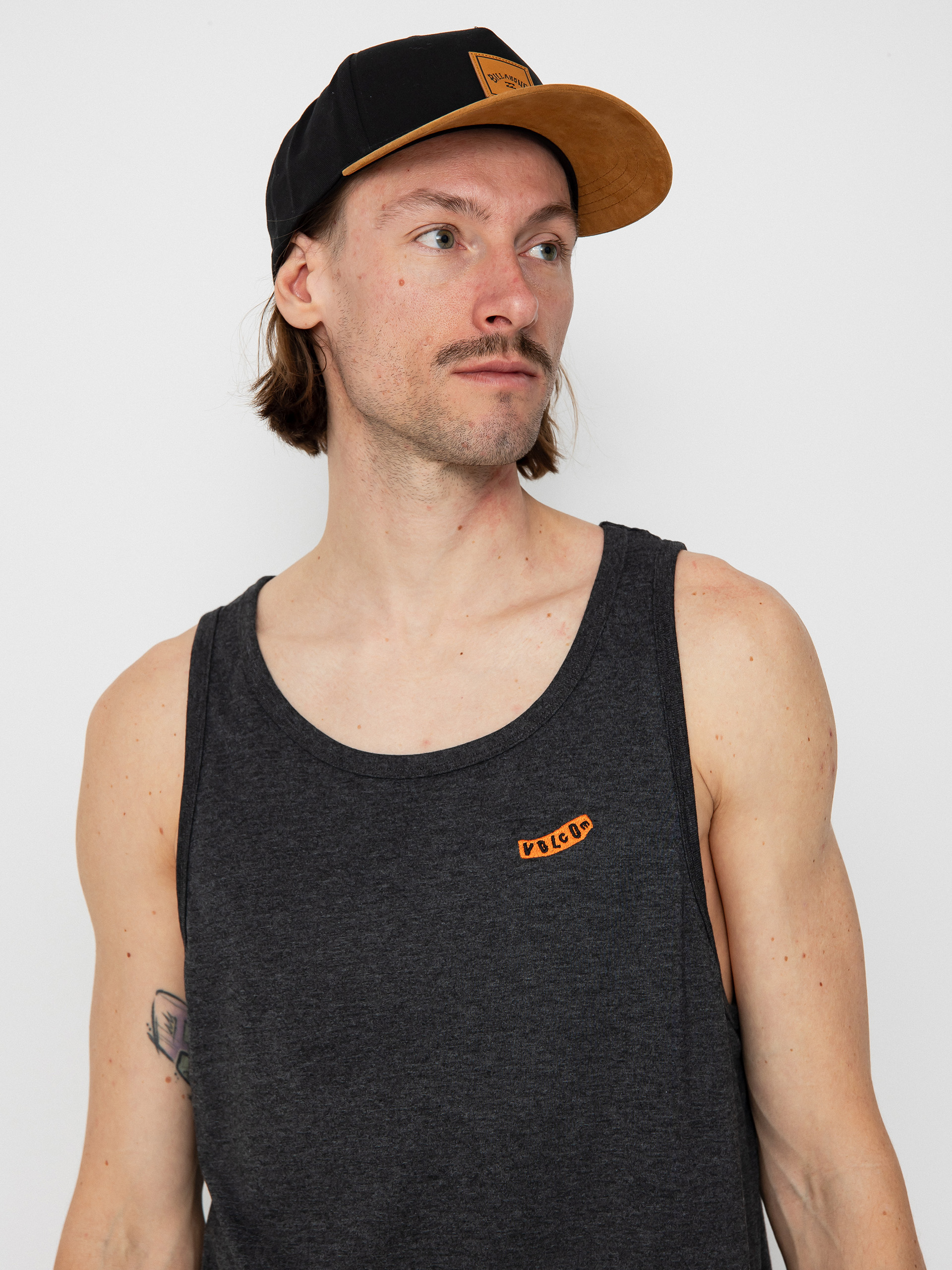 Тениска Volcom Pistol Stone Hth (heather black)