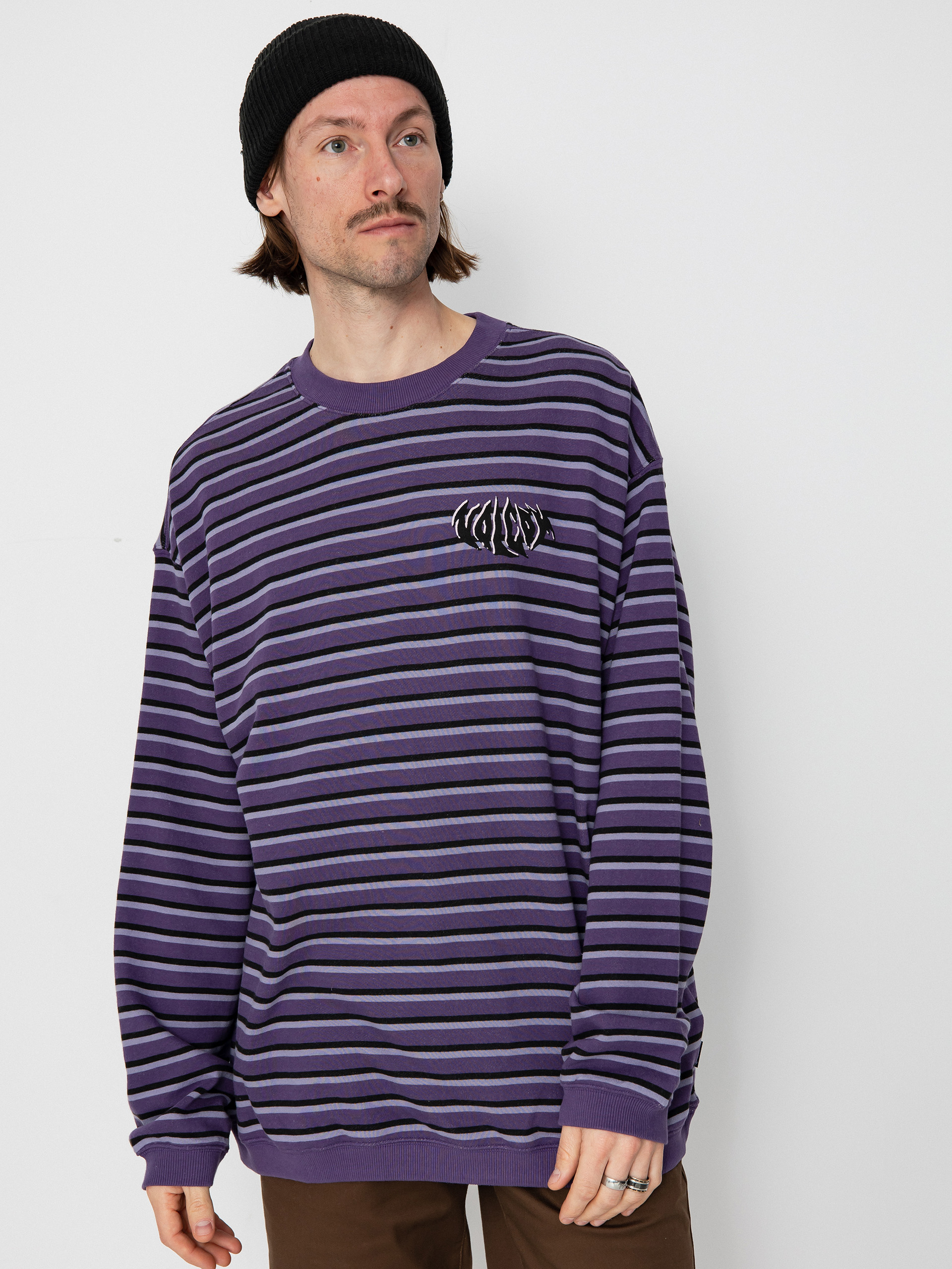 Суитшърт Volcom Rayeah Crew (deep purple)