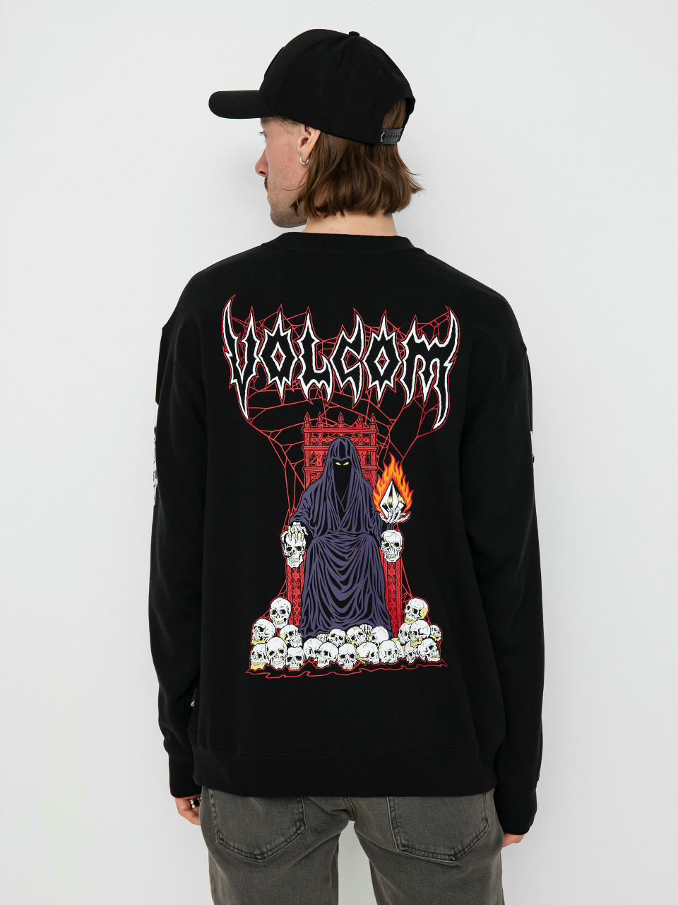 Суитшърт Volcom Stone Lord Crew (black)