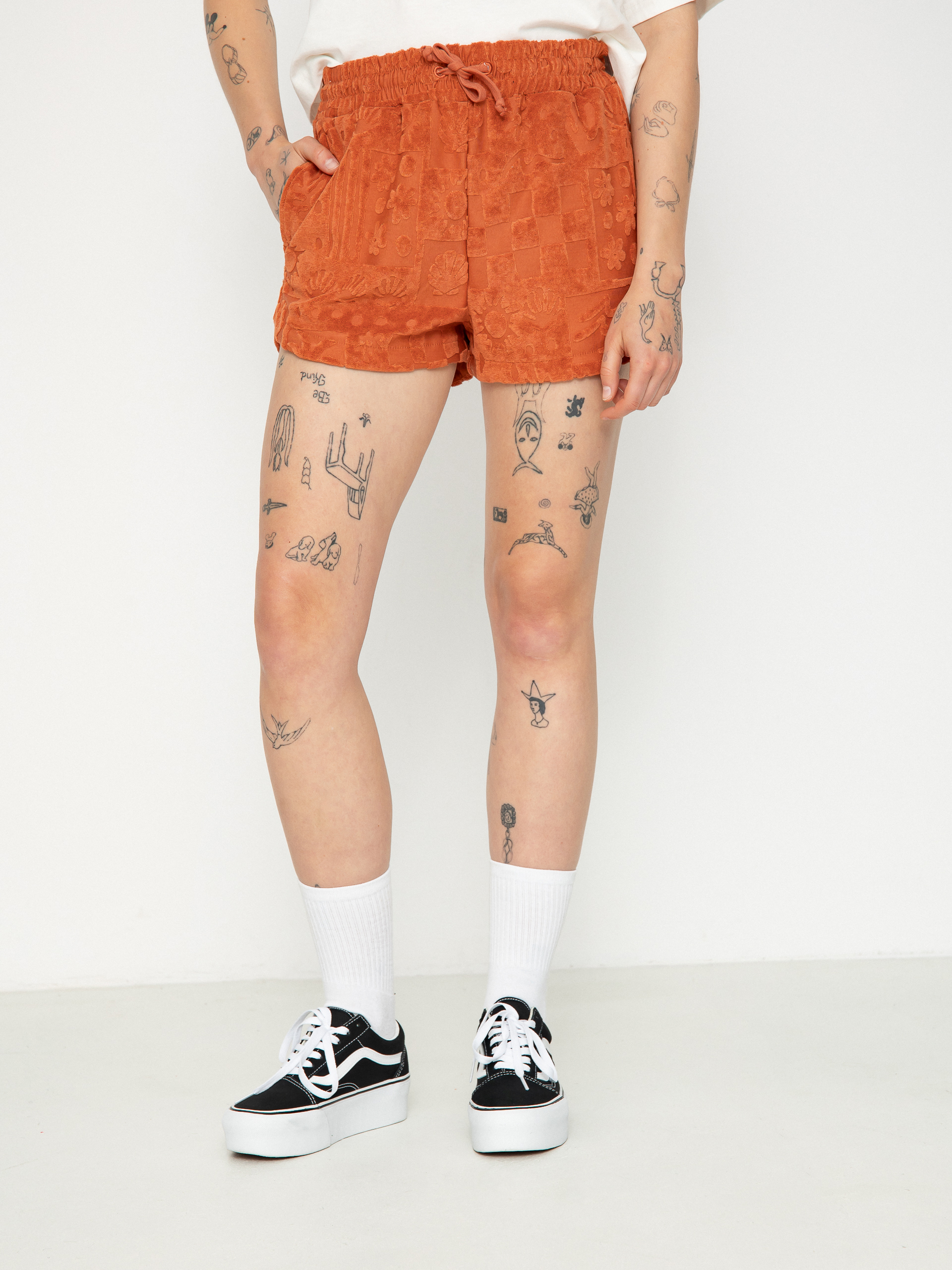 Къси панталони Volcom Sunny Wild Terry Cloth Wmn