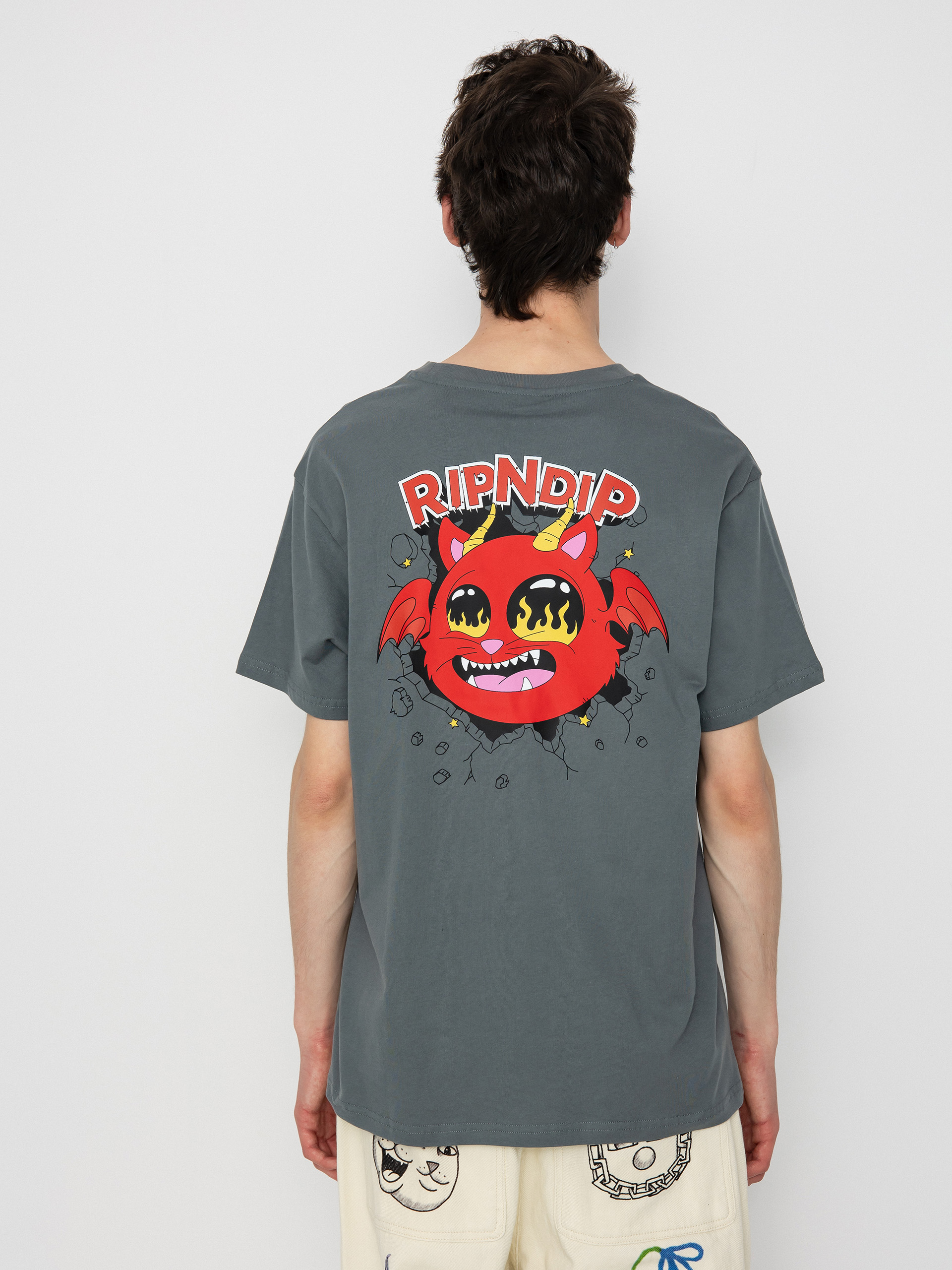 Тениска RipNDip Devil Monster (charcoal)