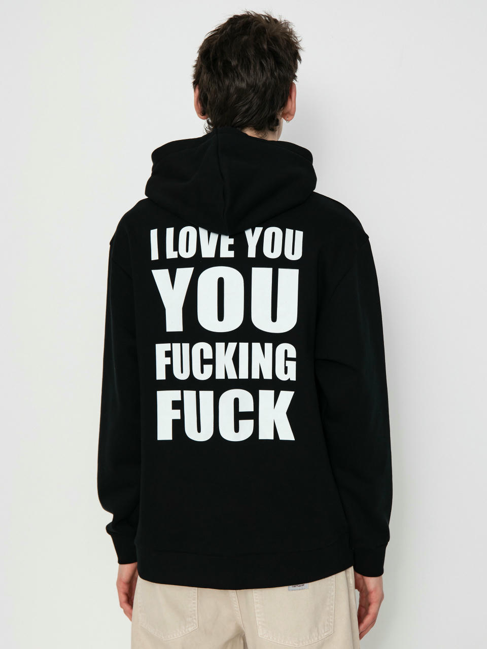 Суитшърт с качулка RipNDip Ily Fuckin Fuck HD (black)