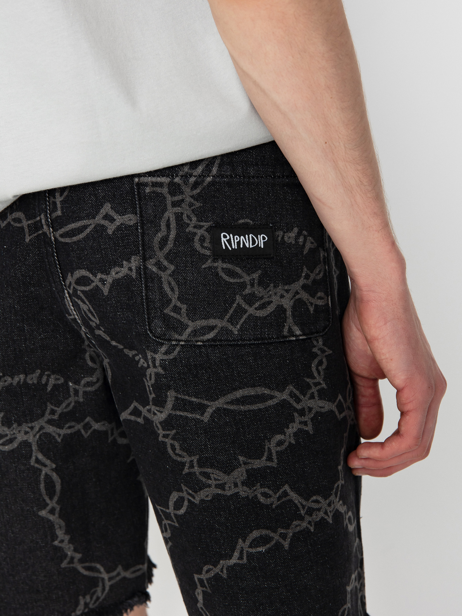 Къси панталони RipNDip Wired Denim (black)