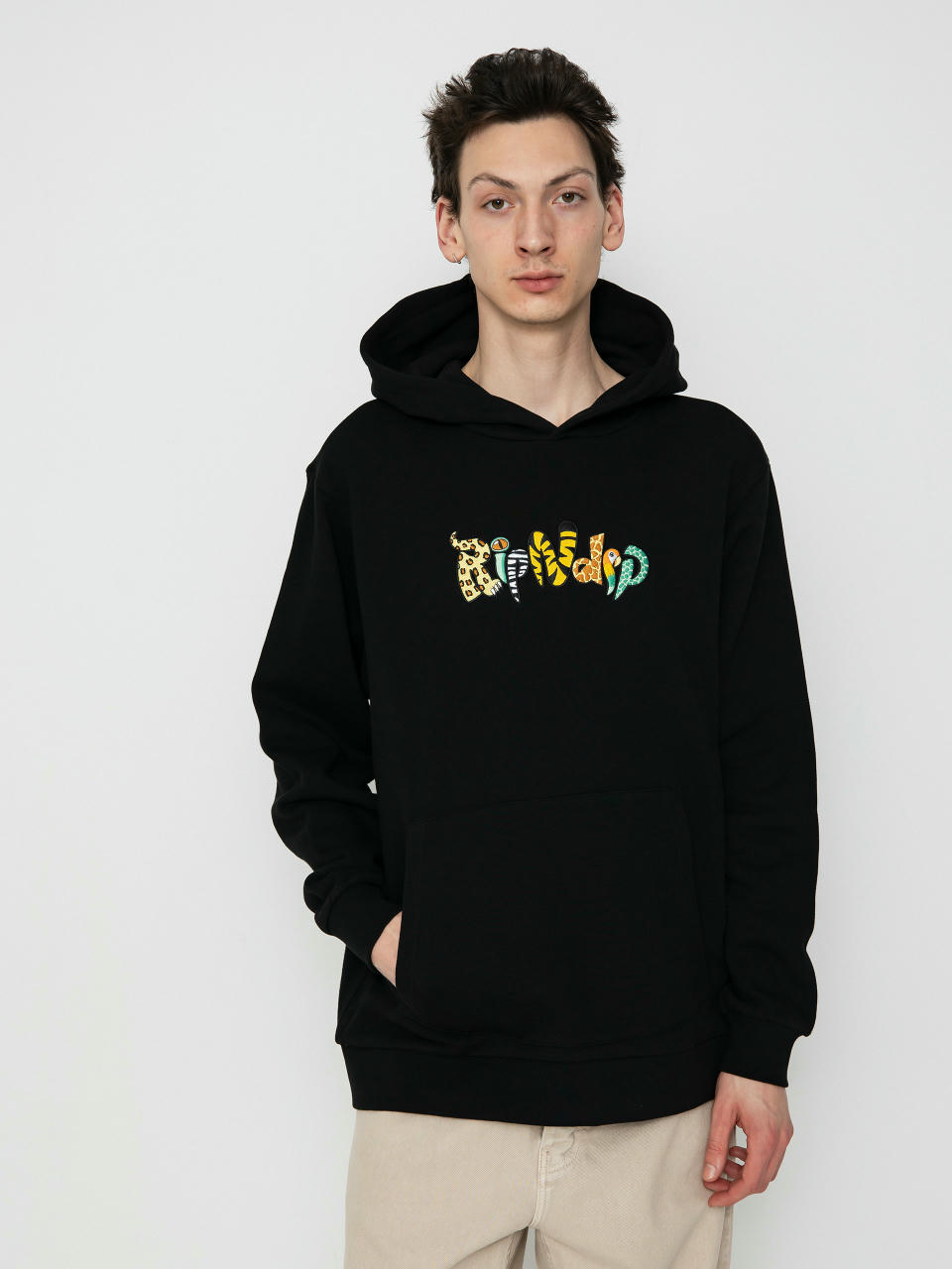 Суитшърт с качулка RipNDip Rainforest HD (black)