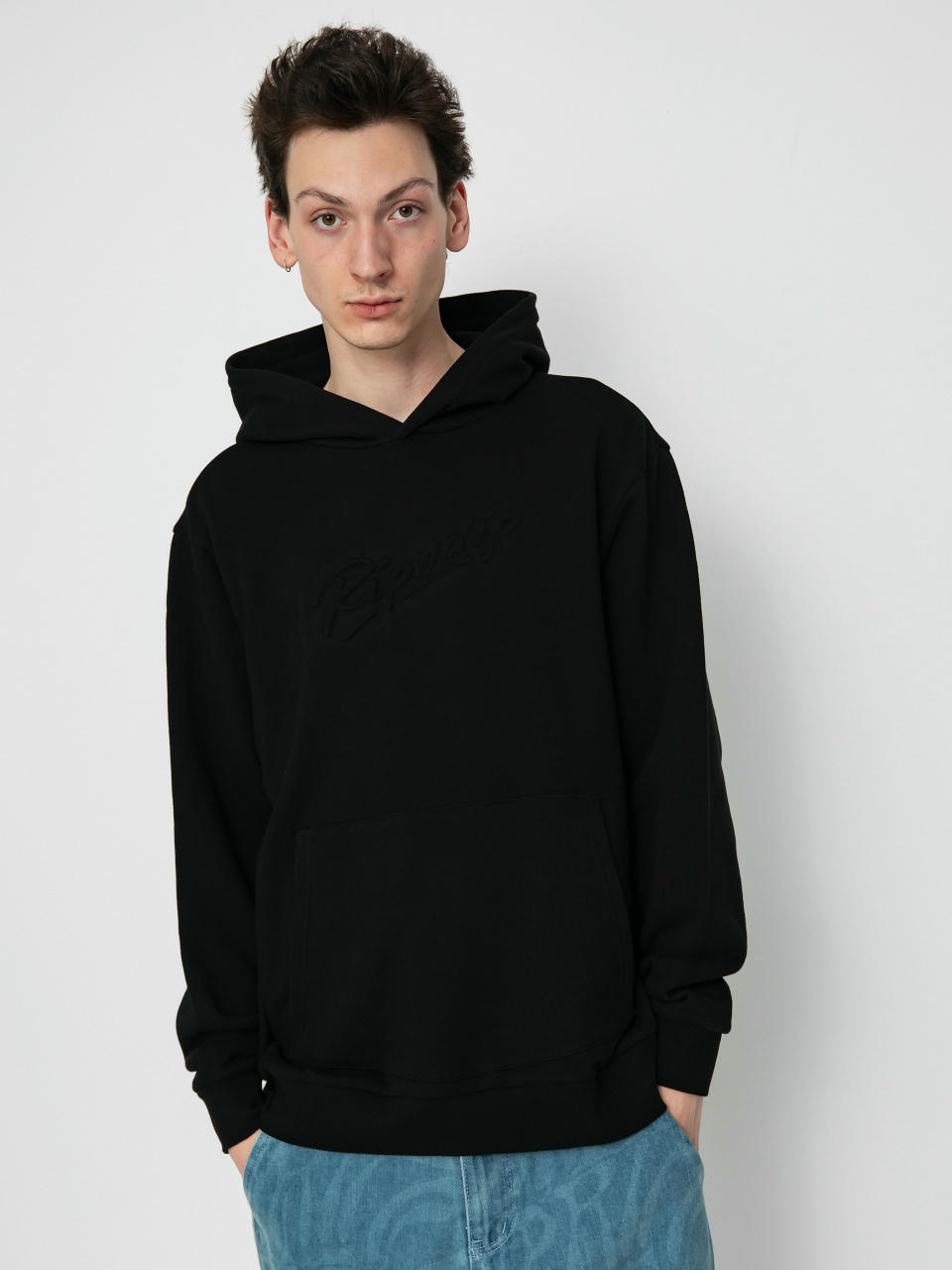 Суитшърт с качулка RipNDip Autograph HD (black)