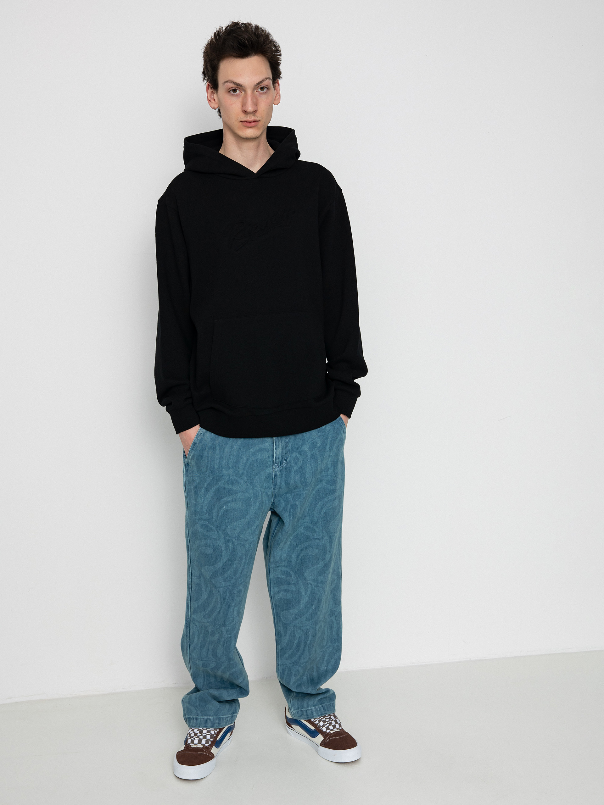 Суитшърт с качулка RipNDip Autograph HD (black)