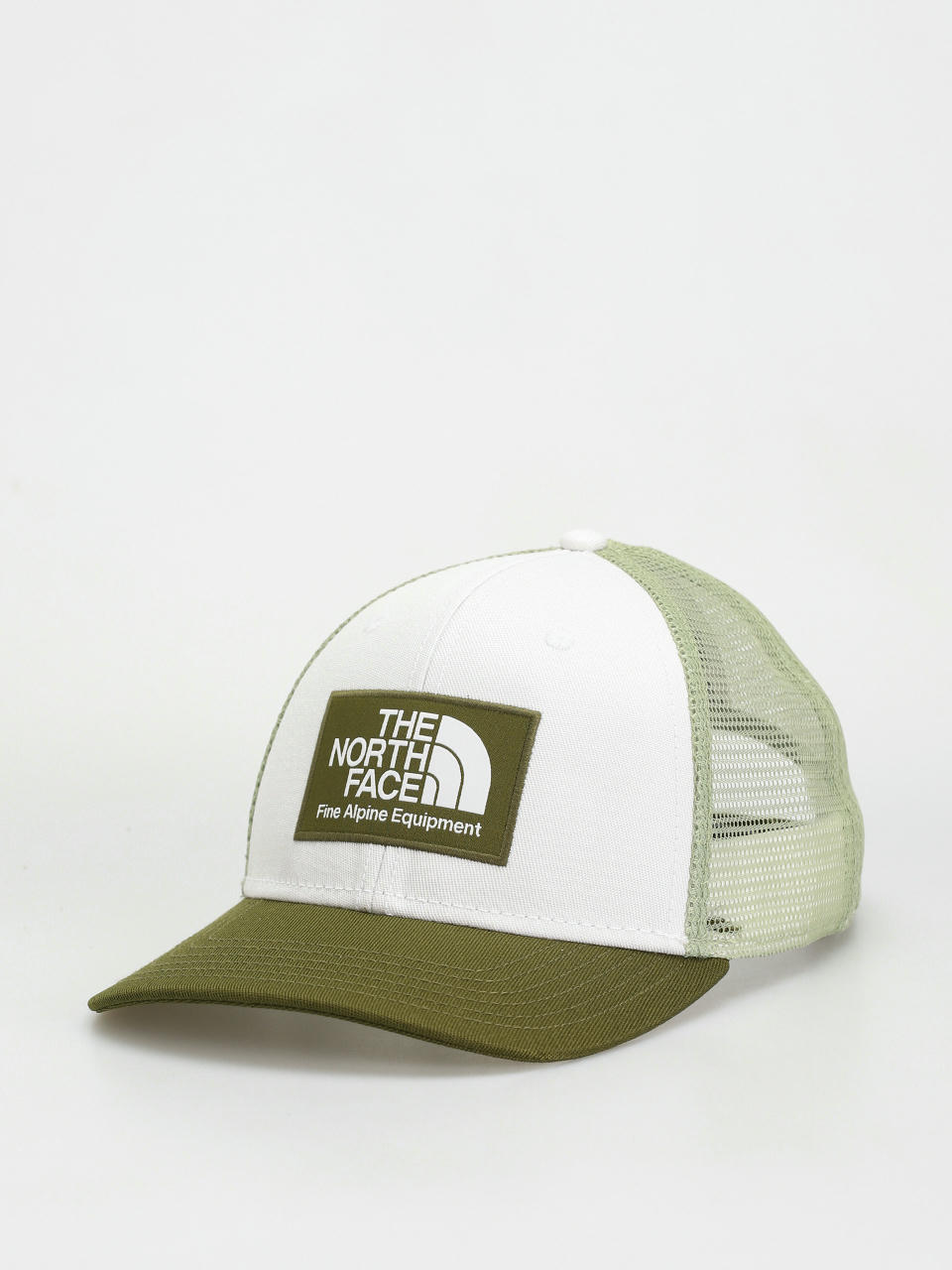Шапка с козирка The North Face Deep Fit Mudder Trucker (forest olive/misty sage)