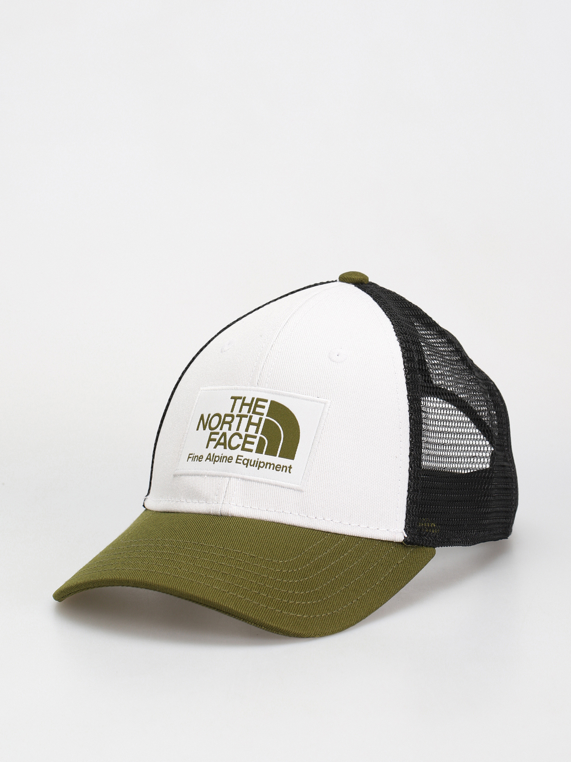 Шапка с козирка The North Face Mudder Trucker (forest olive/tnf white/)