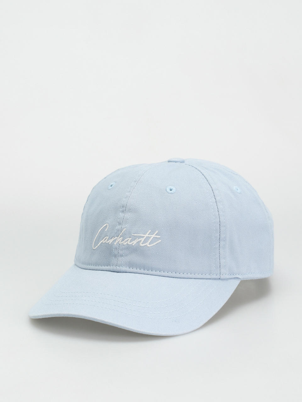 Шапка с козирка Carhartt WIP Delray (frosted blue/wax)