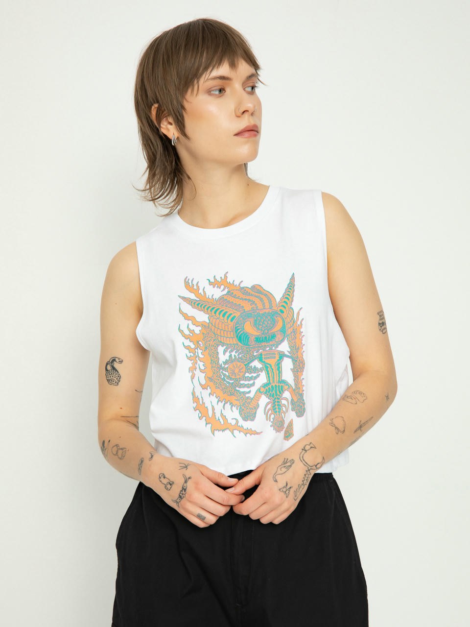 Тениска Volcom Fa Tetsunori Wmn (white)