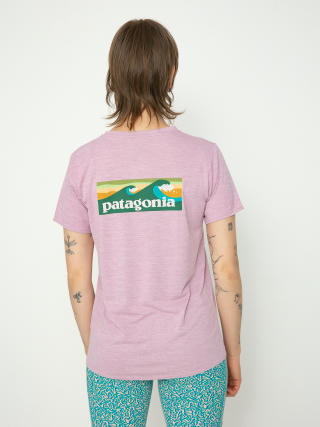 Тениска Patagonia Cap Cool Daily Graphic Wmn (boardshort logo milkweed mauve x-dye)