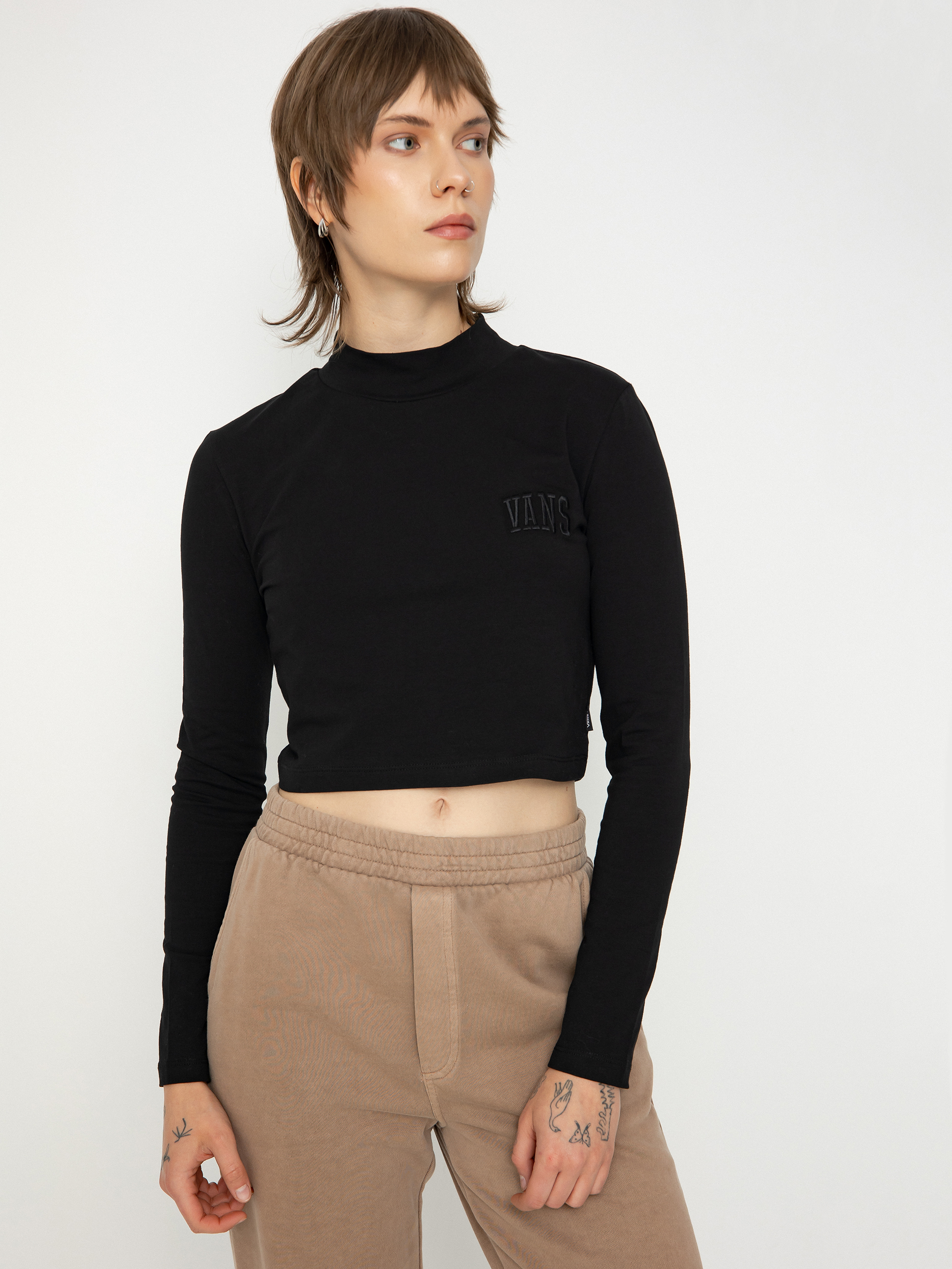 Блузи Vans Mini Mock Neck Wmn (program black)