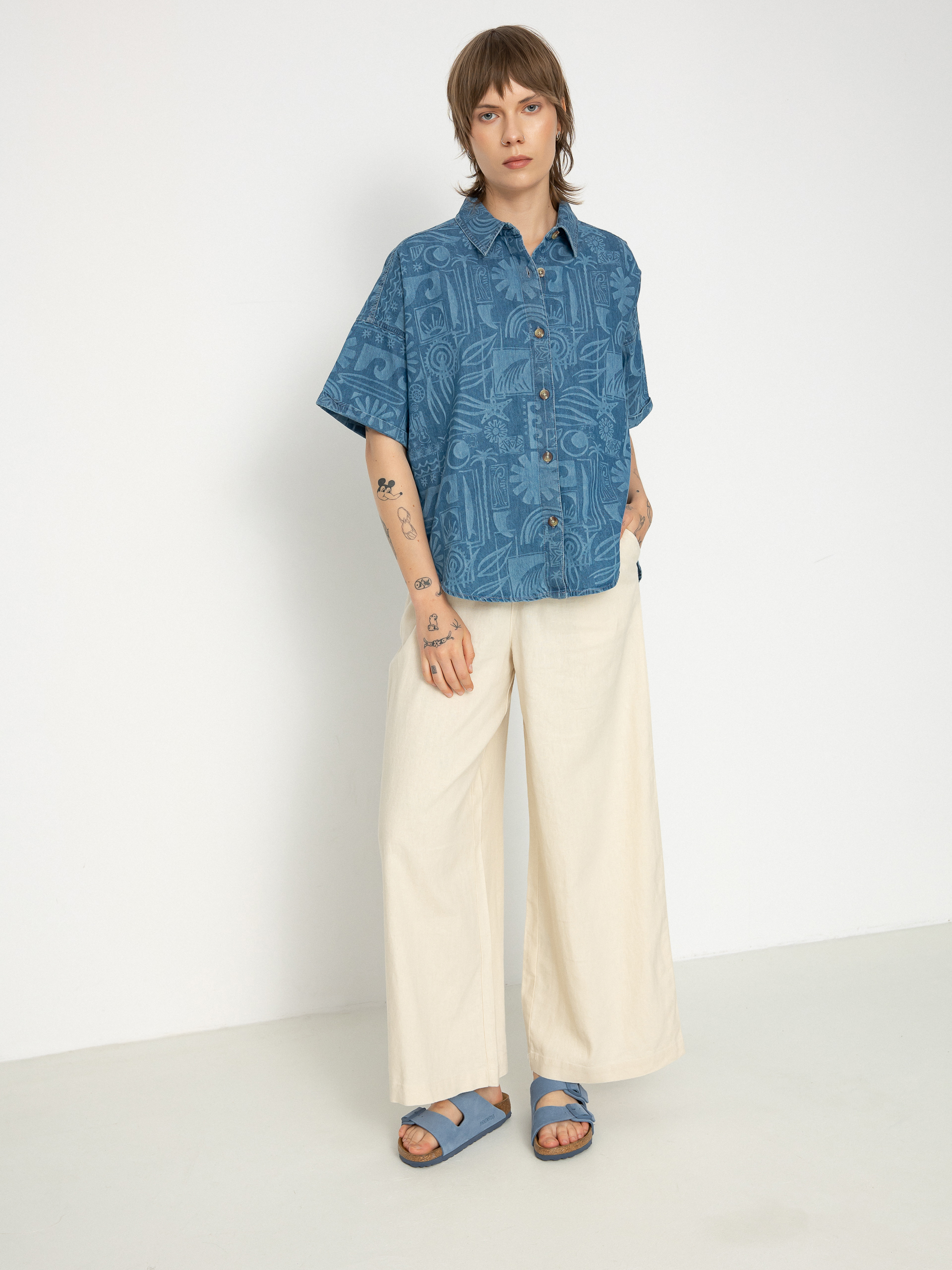 Риза Roxy Beach Nostalgia Denim Wmn