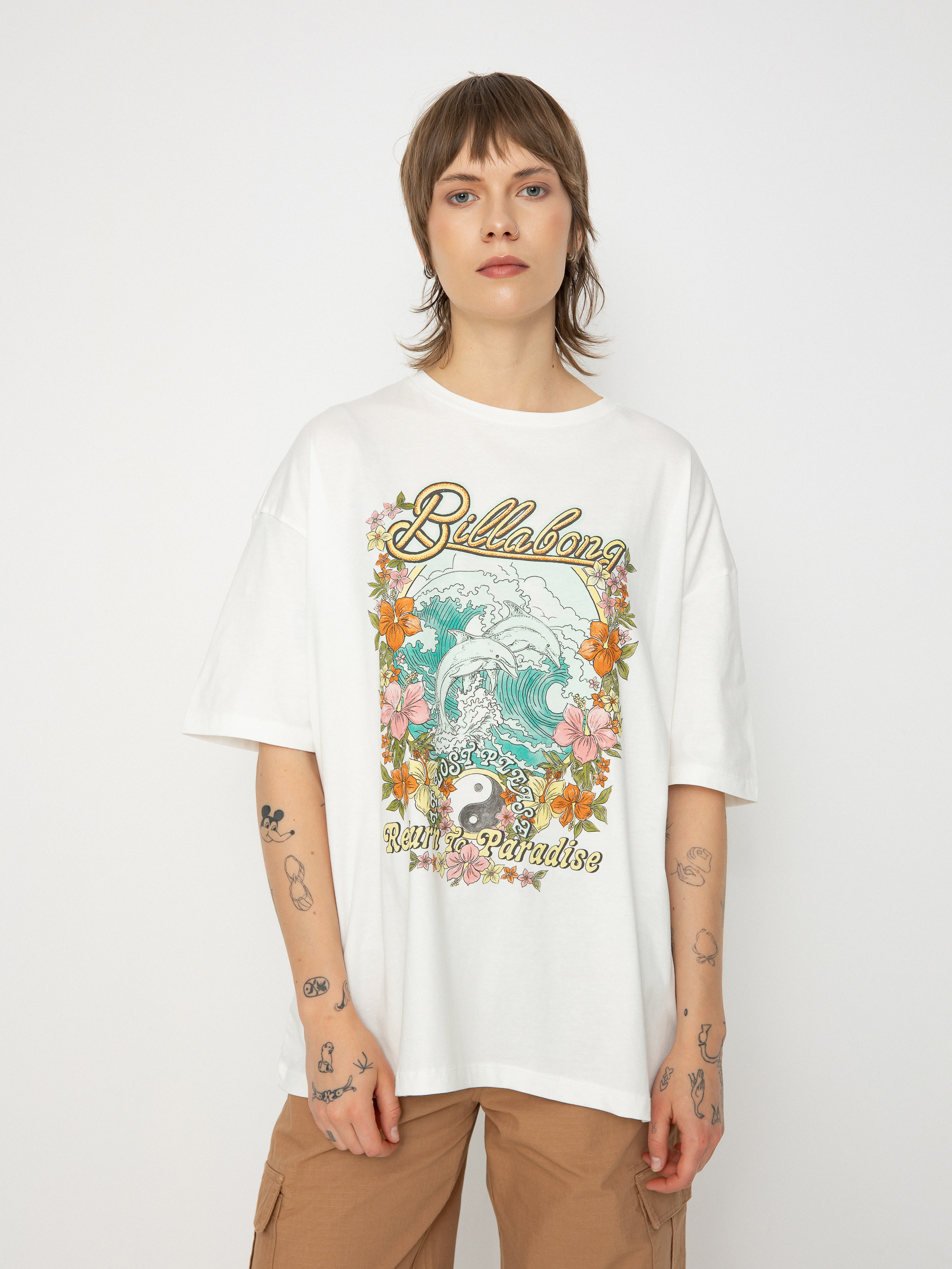 Тениска Billabong Return To Paradise Wmn (salt crystal)