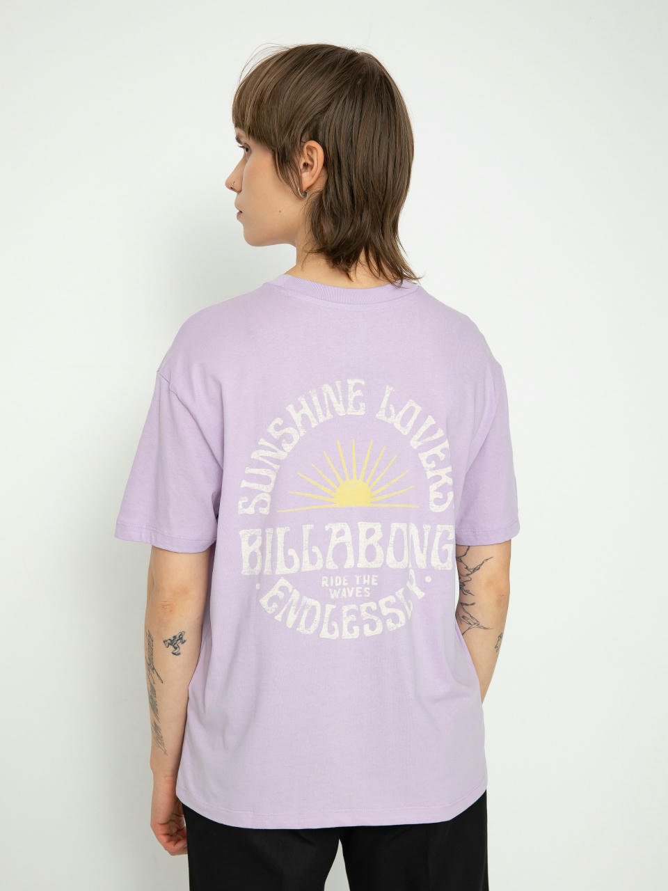 Тениска Billabong Ride The Waves Wmn (peaceful lilac)