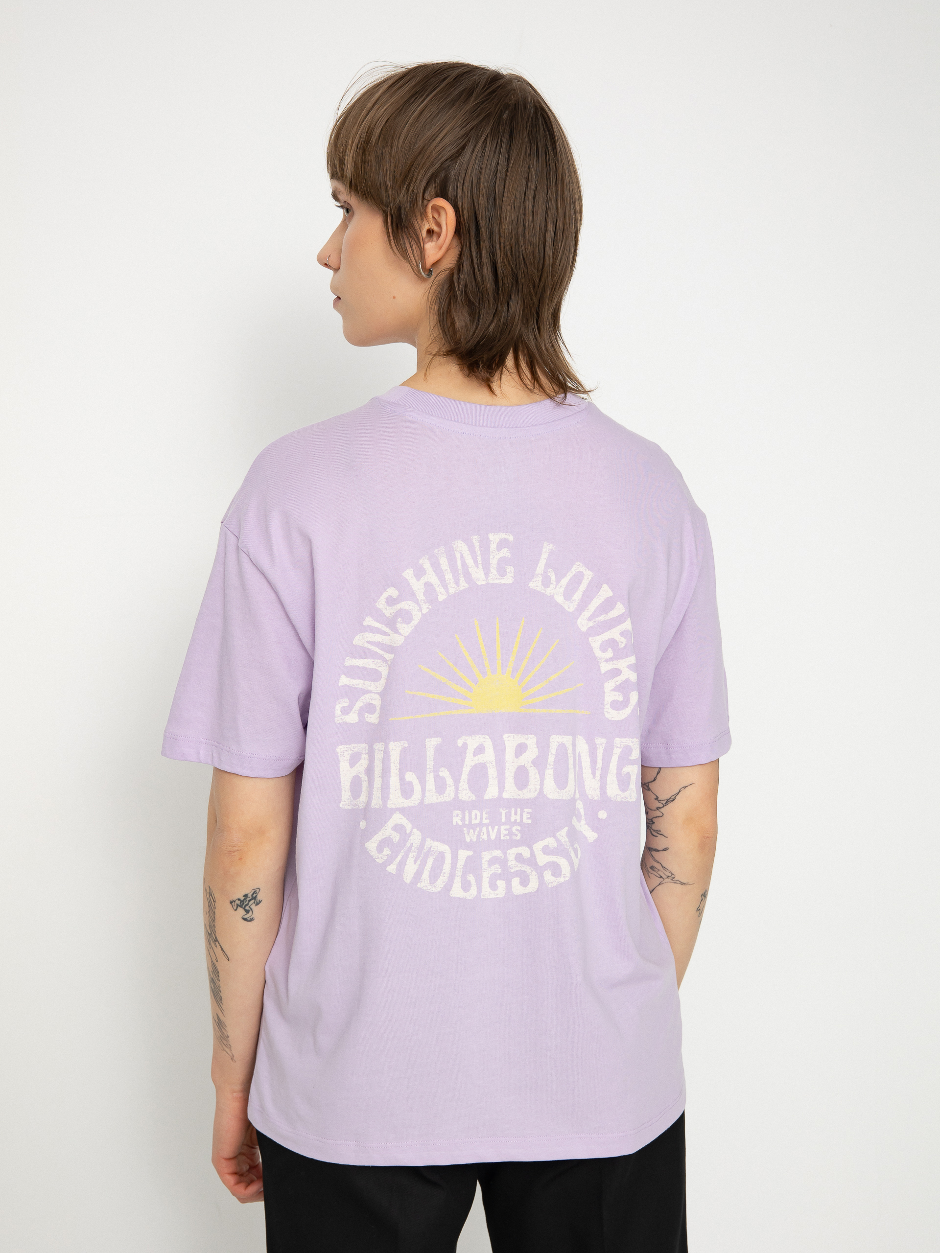 Тениска Billabong Ride The Waves Wmn (peaceful lilac)