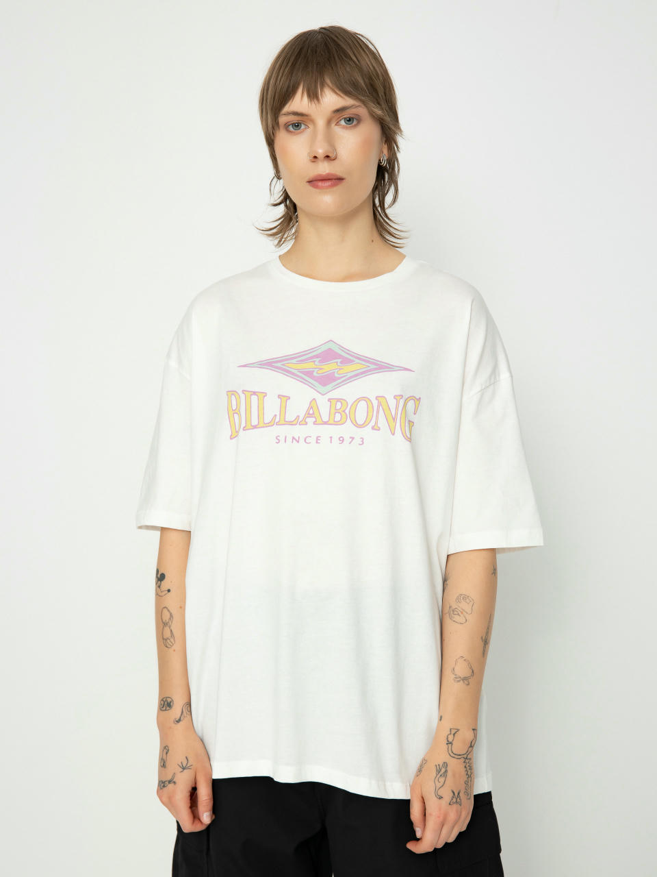 Тениска Billabong Diamond Wave Wmn (salt crystal)