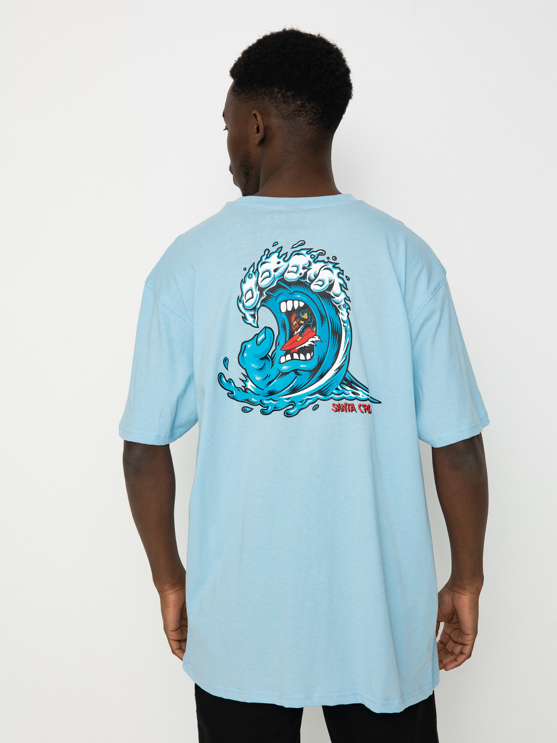 Тениска Santa Cruz Screaming Wave (sky blue)