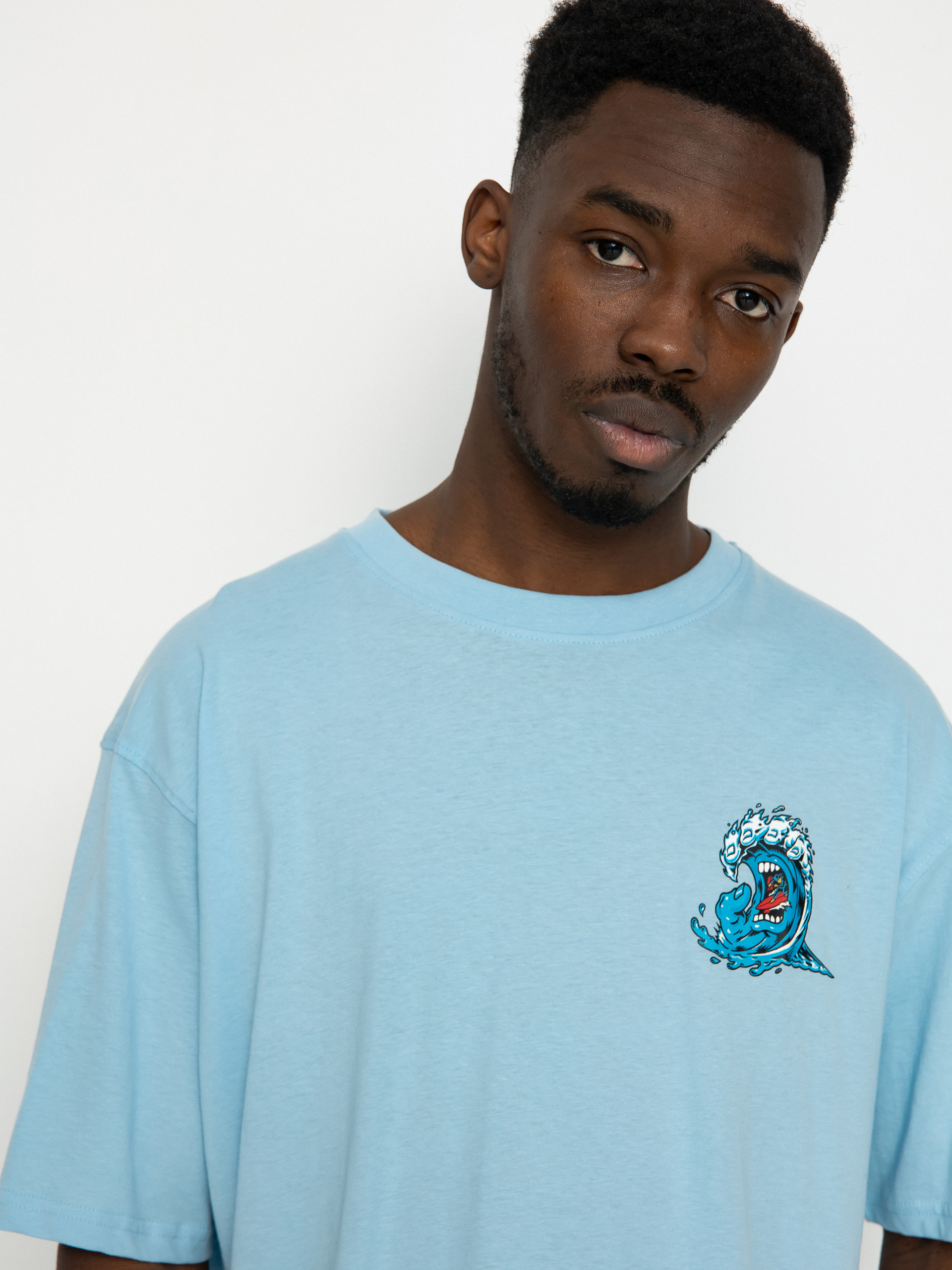 Тениска Santa Cruz Screaming Wave (sky blue)