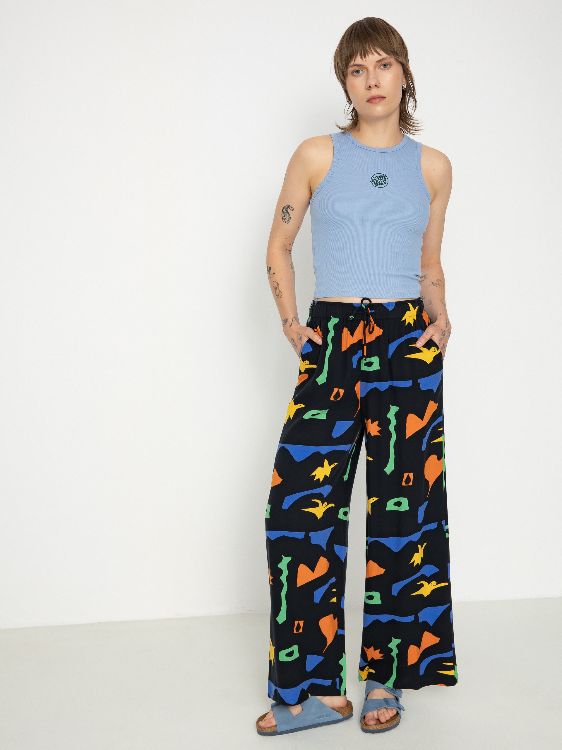 Тениска Santa Cruz Partial Dot Emb Wmn