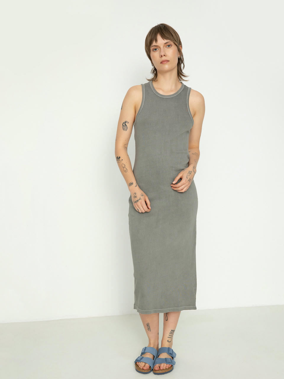 Рокля Brixton Carefree Organic Gd Tank Dress Wmn (washed black)