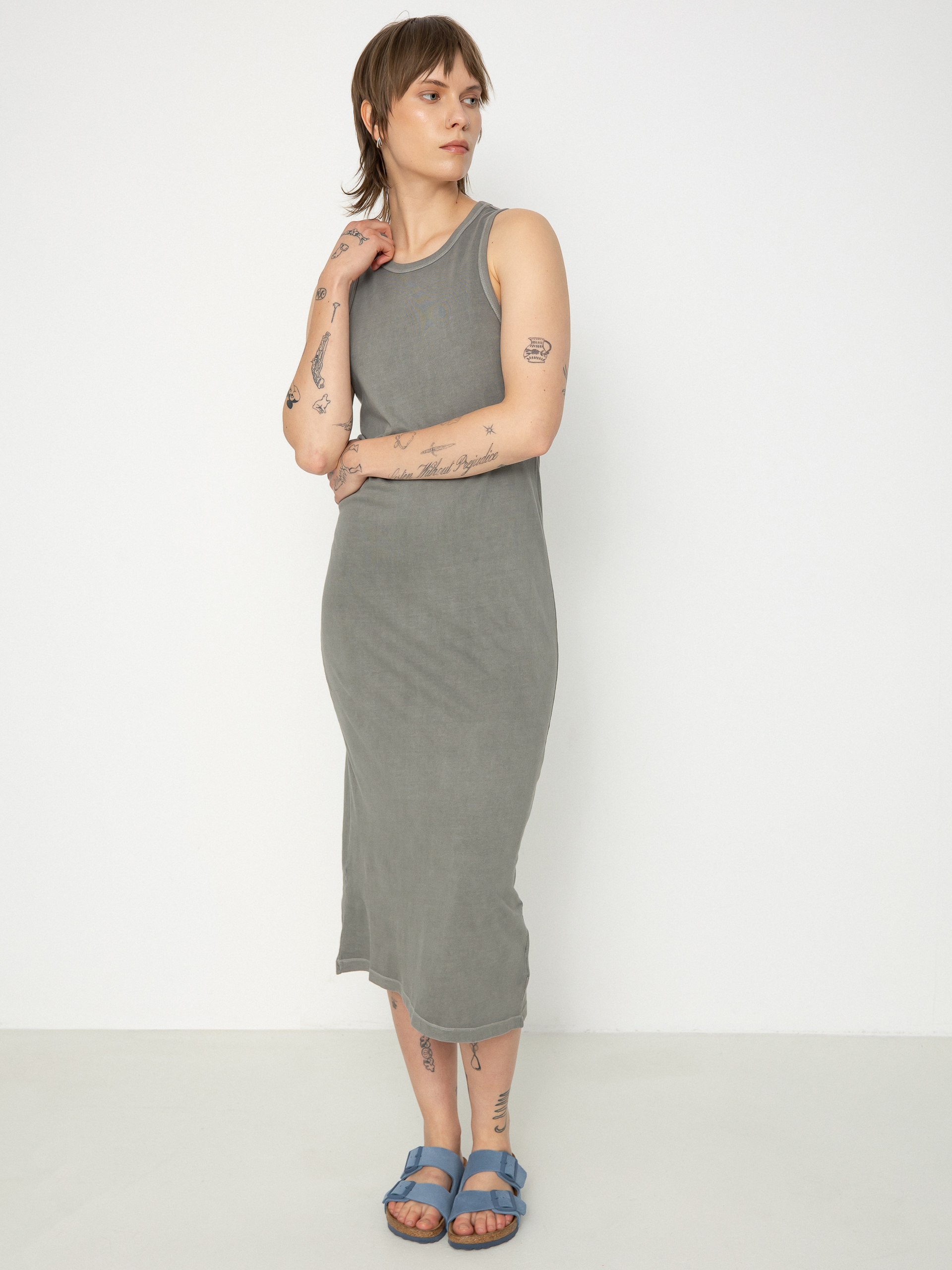 Рокля Brixton Carefree Organic Gd Tank Dress Wmn (washed black)