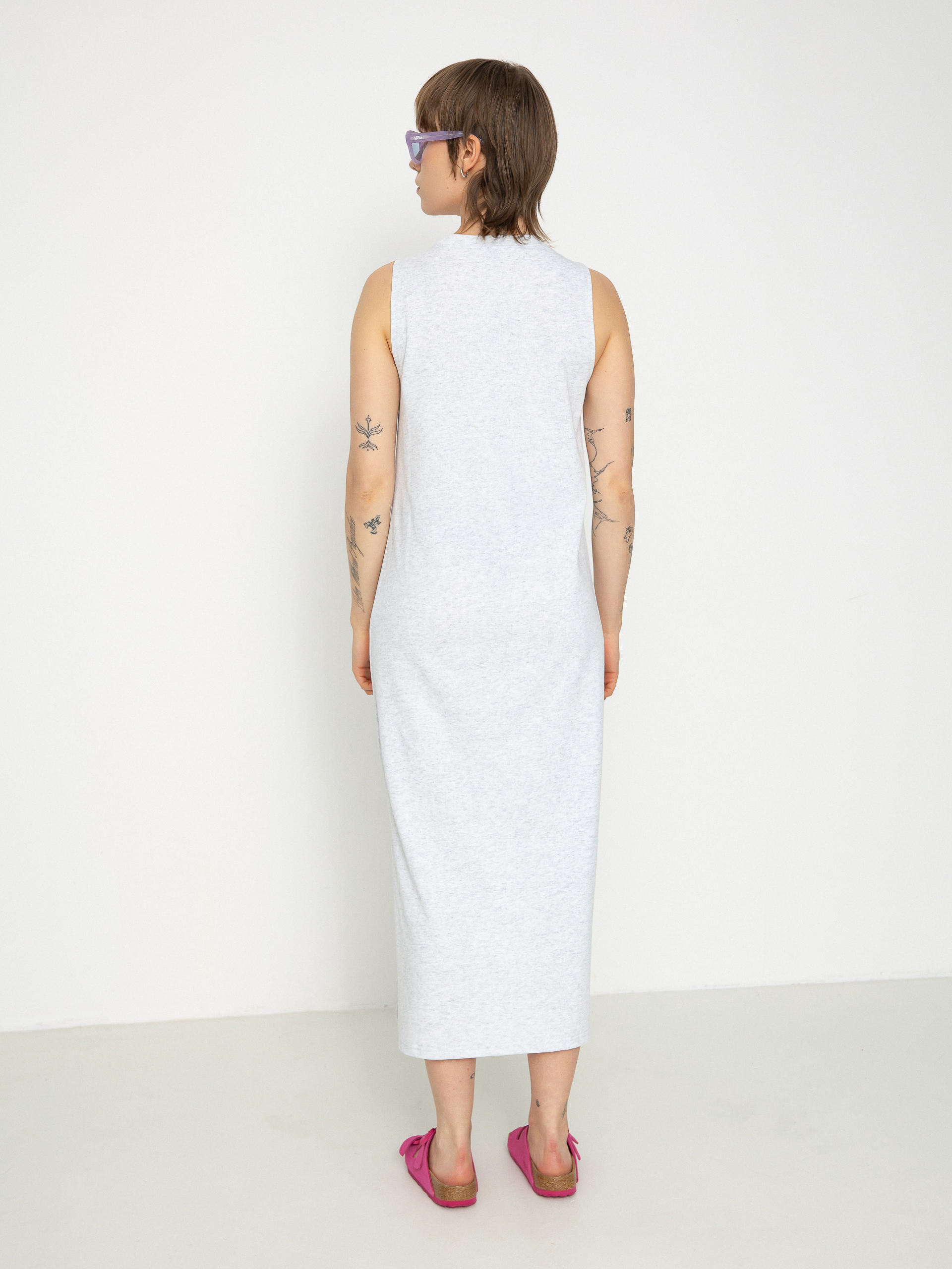 Рокля Vans Left Chest Maxi Wmn (light grey heather)