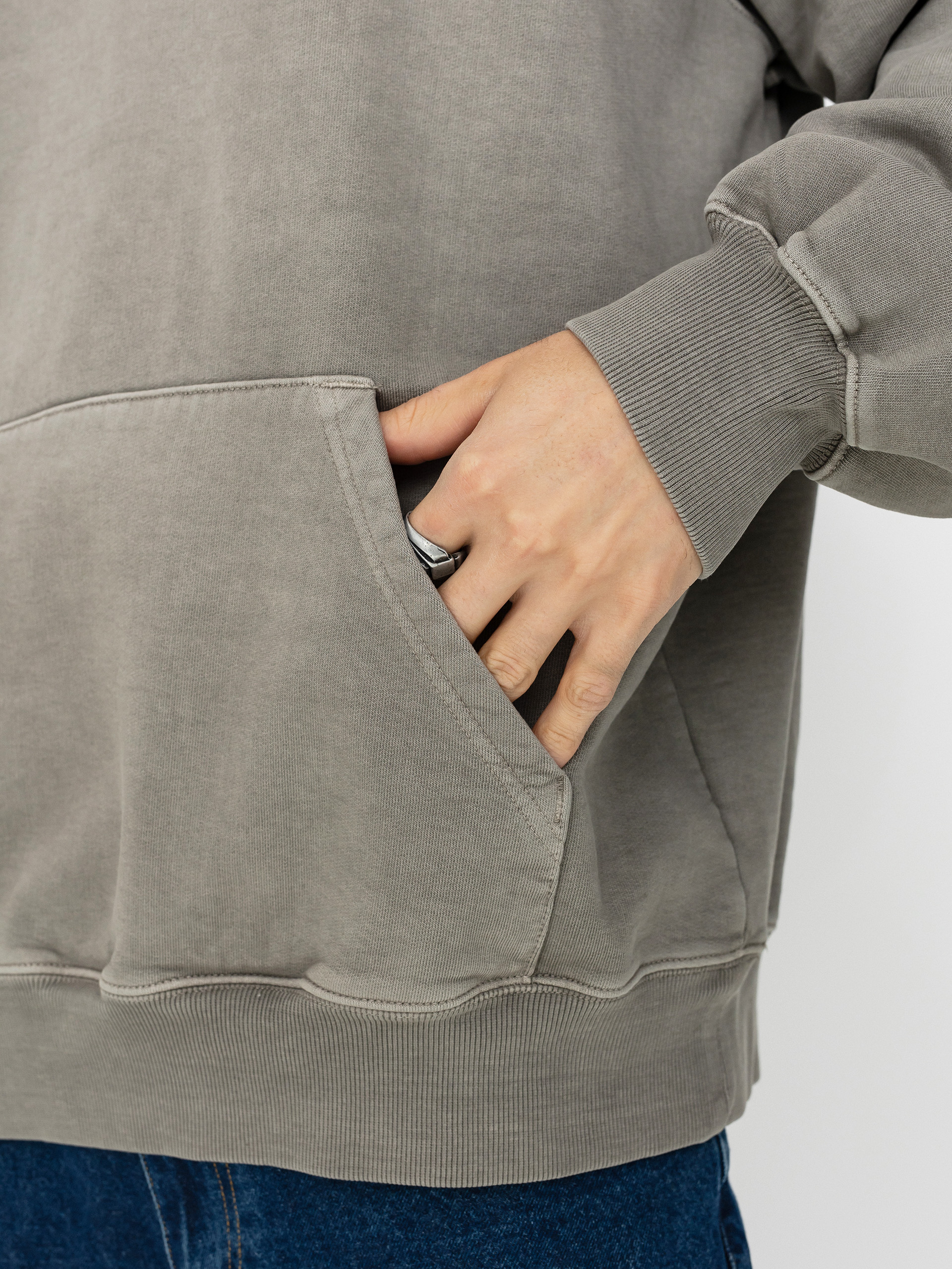 Суитшърт с качулка Carhartt WIP Class of 89 HD (marengo/white)