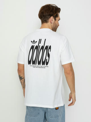 Тениска adidas 4.0 Stlogo (white/black)