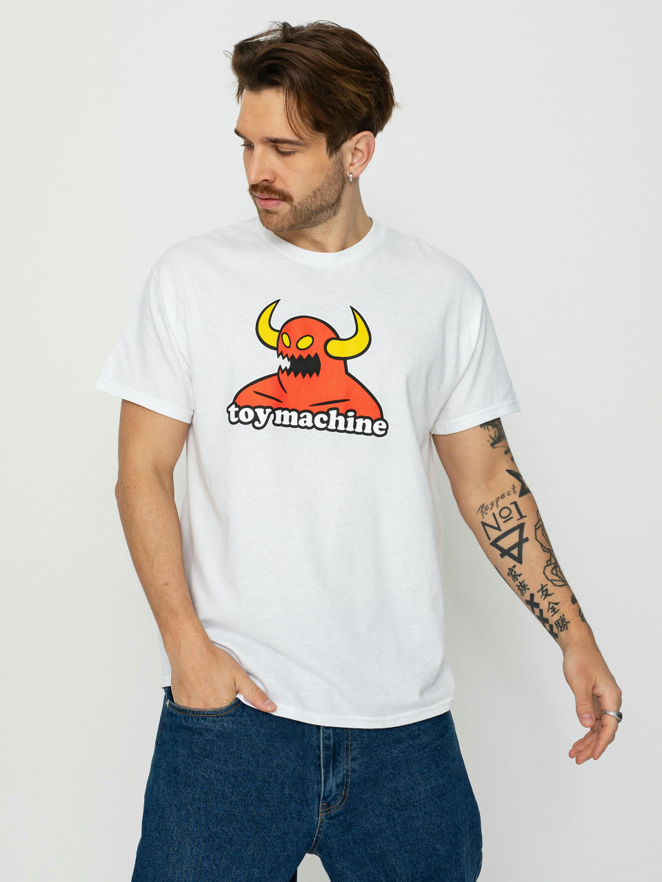 Тениска Toy Machine Monster (white)