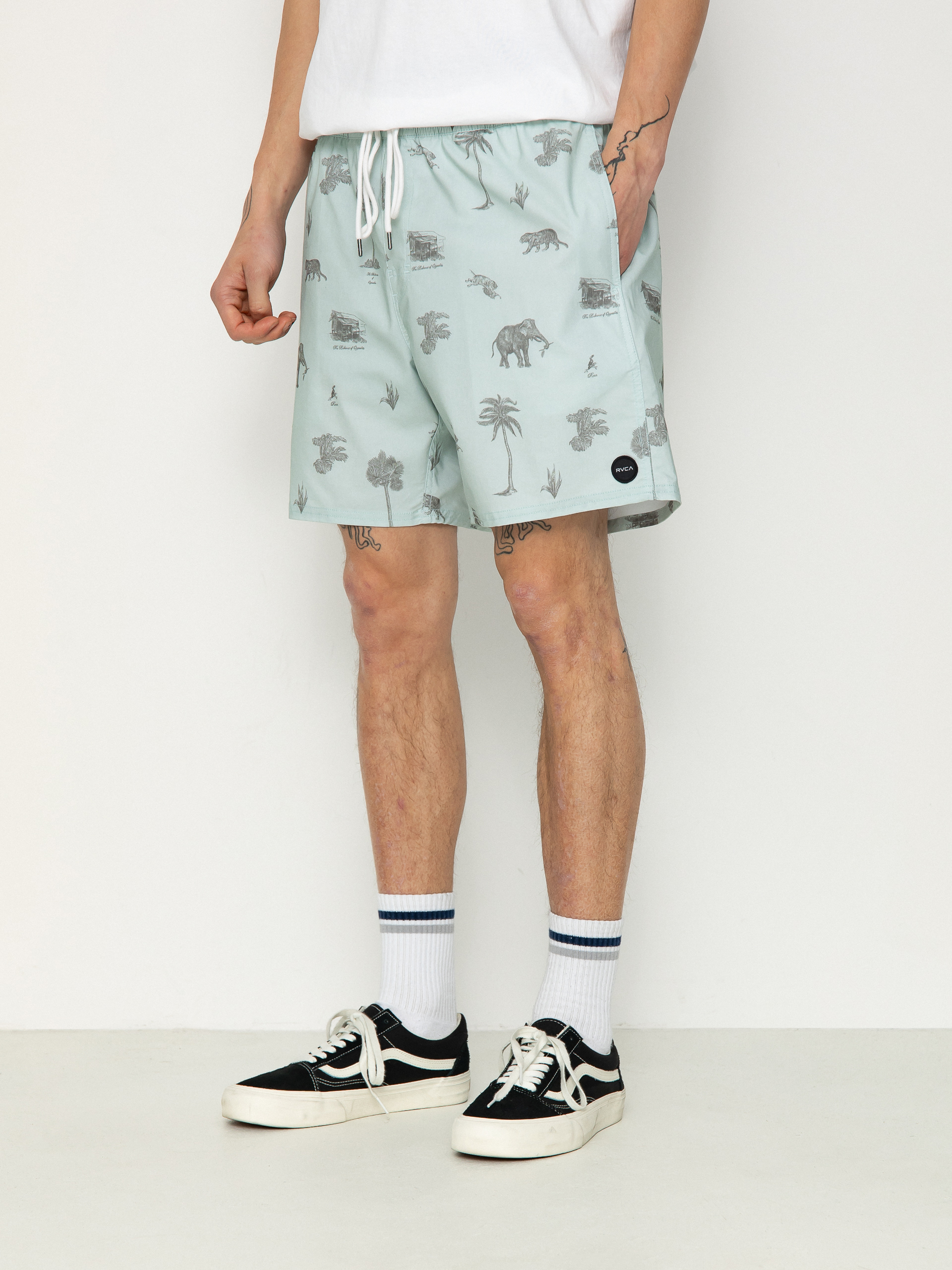 u041fu043bu0430u0436u043du0438 u043au044au0441u0438 u043fu0430u043du0442u0430u043bu043eu043du0438 RVCA Barnes Elastic (cool blue)