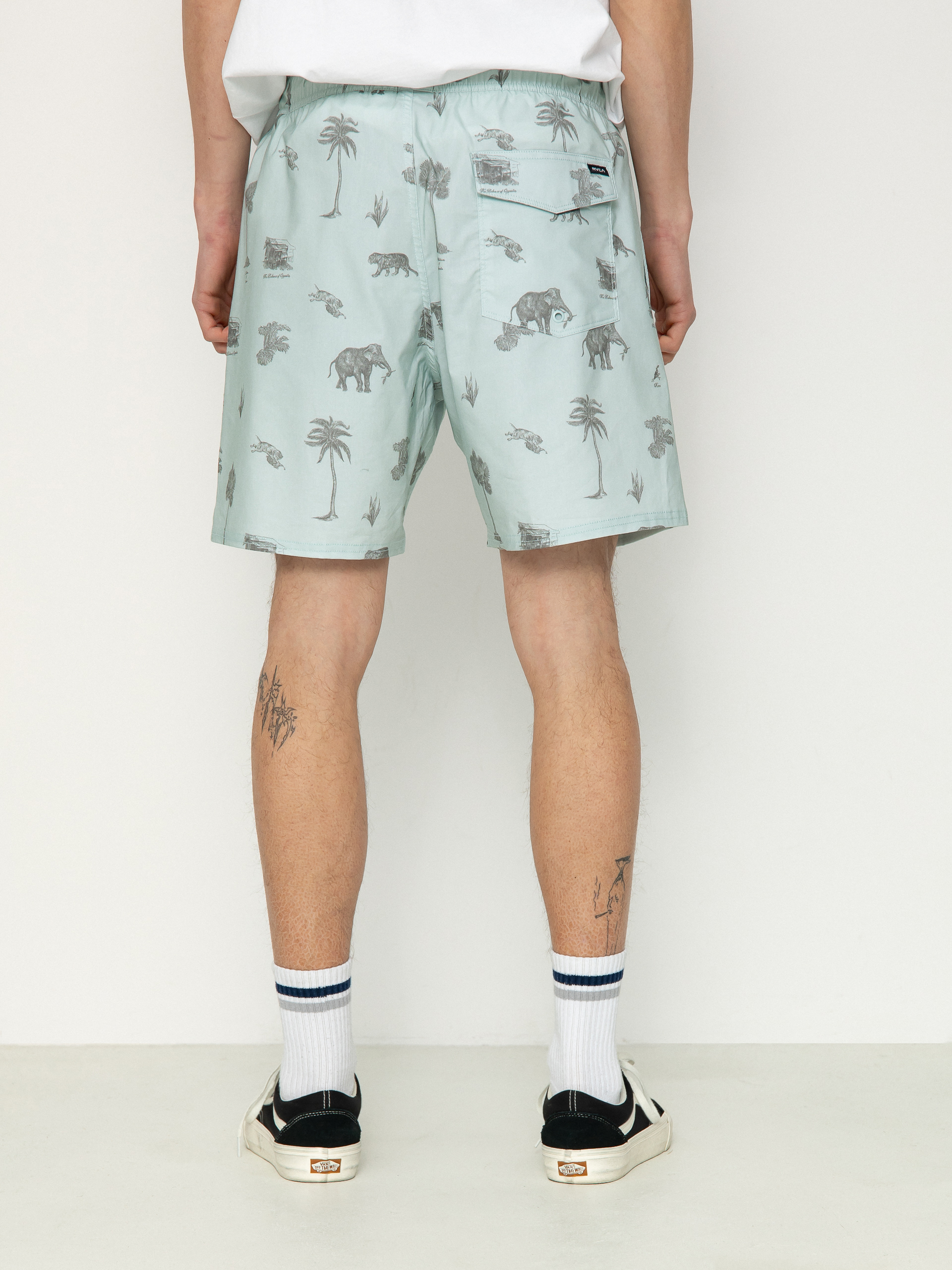 Плажни къси панталони RVCA Barnes Elastic (cool blue)