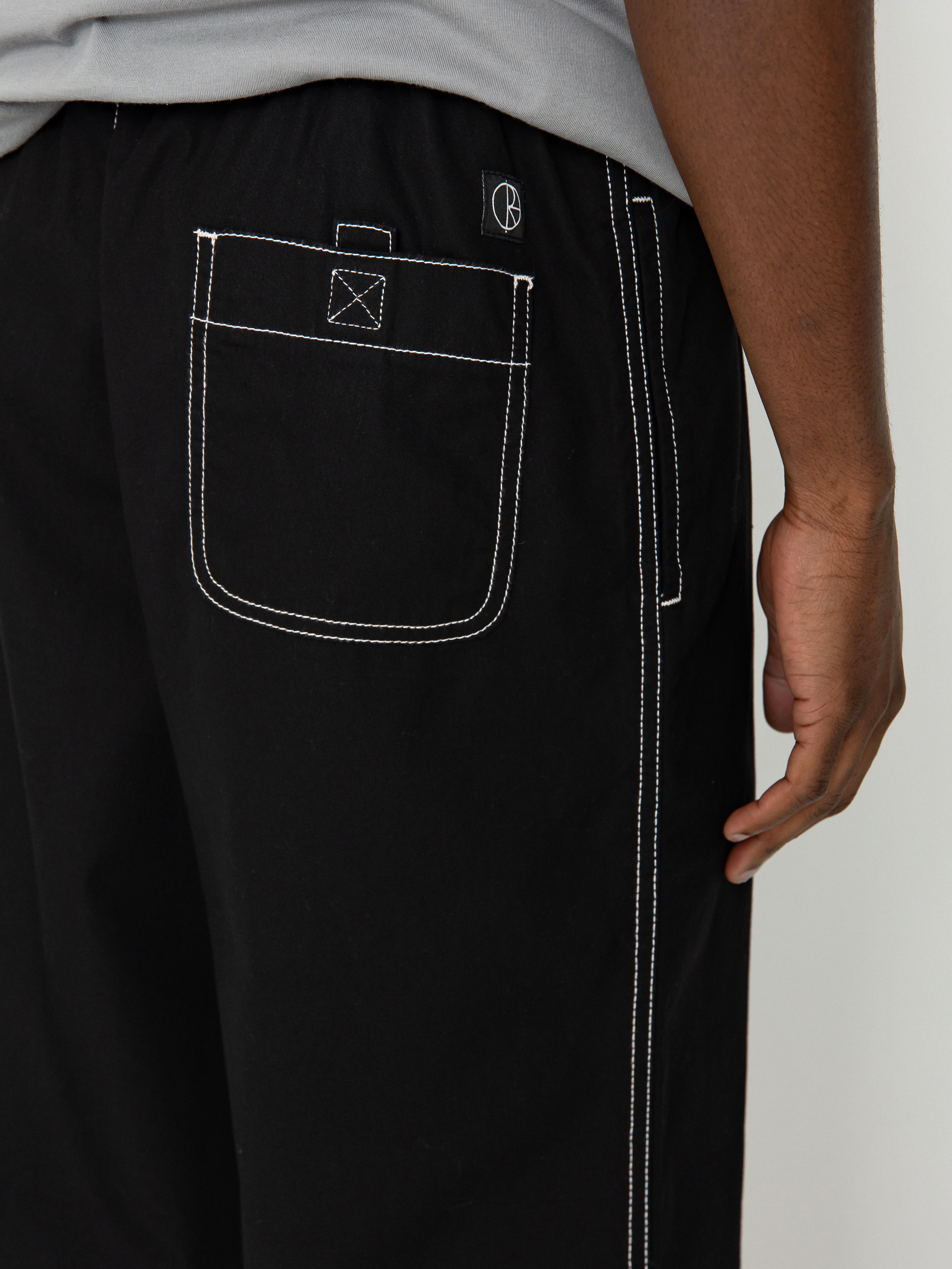 Панталони Polar Skate Surf Pants Contrast (black/white)