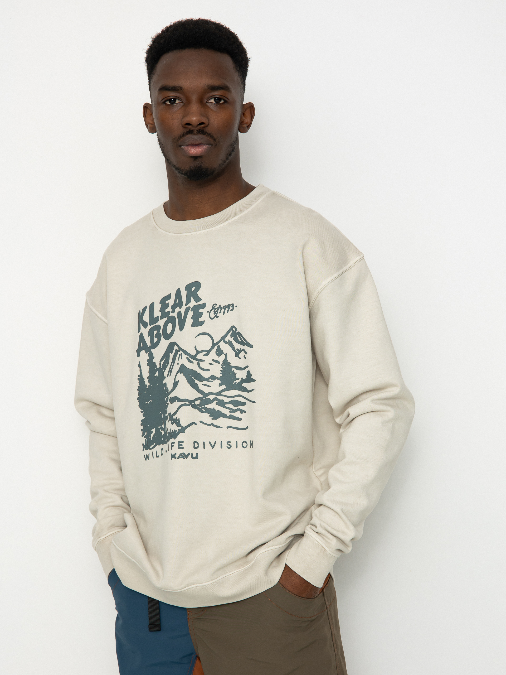 Суитшърт Kavu KAVU Core Crew (oatmeal)