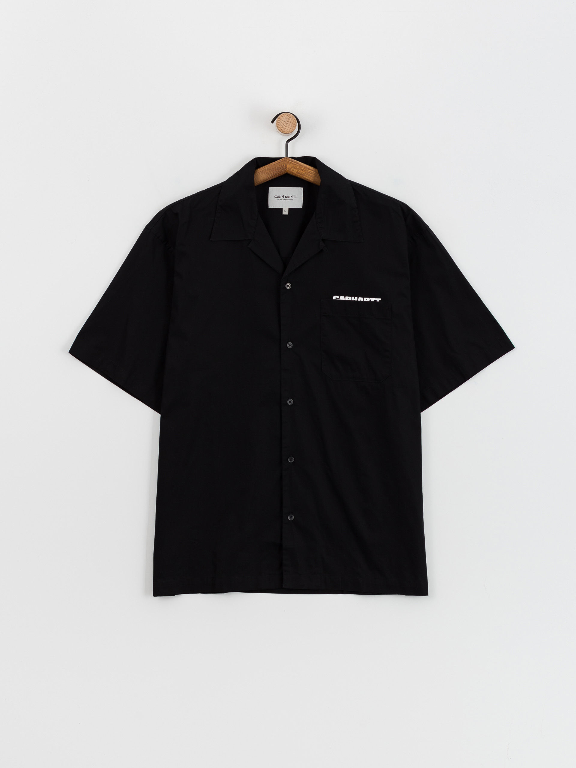Тениска Carhartt WIP Link Script (black/white)