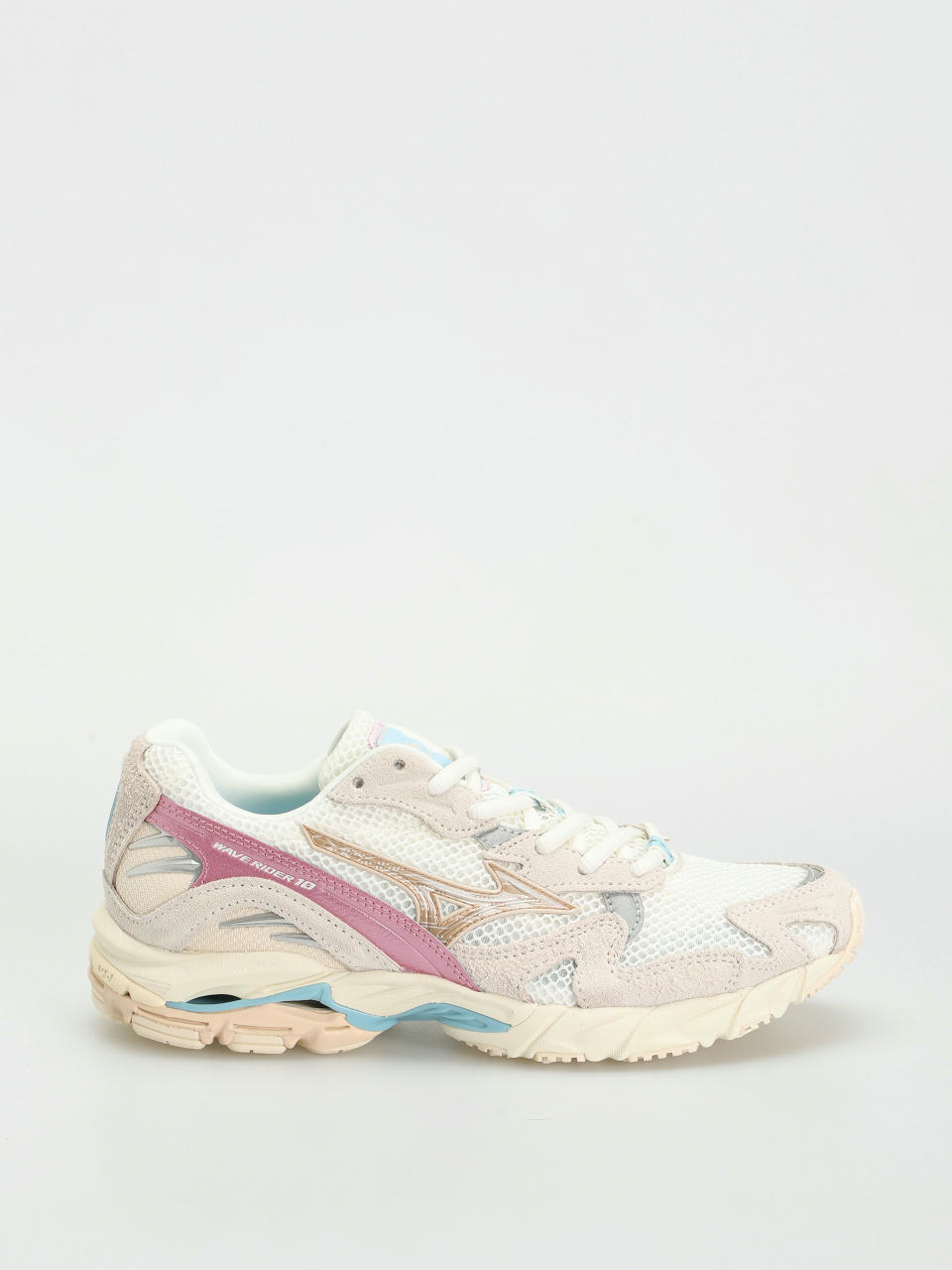 Обувки Mizuno Wave Rider 10 Kosei (white sand/shifting sand/snow white)