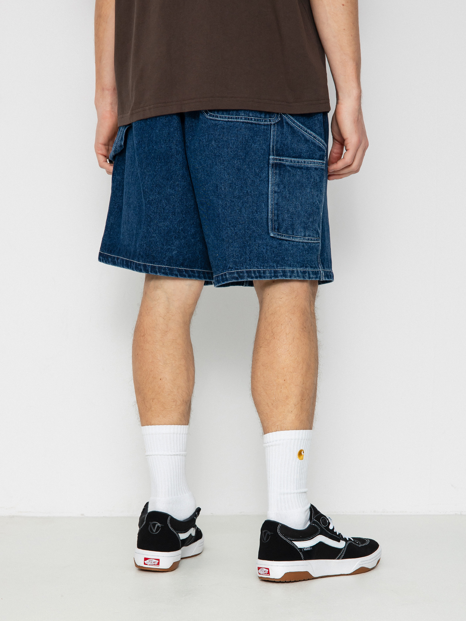 Къси панталони OBEY Easy Denim Carpenter (stone wash indigo)