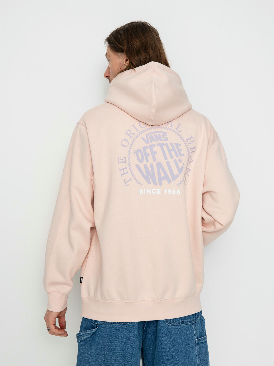 Суитшърт с качулка Vans Vans Circle Loose Fit Fleece HD (chintz rose)