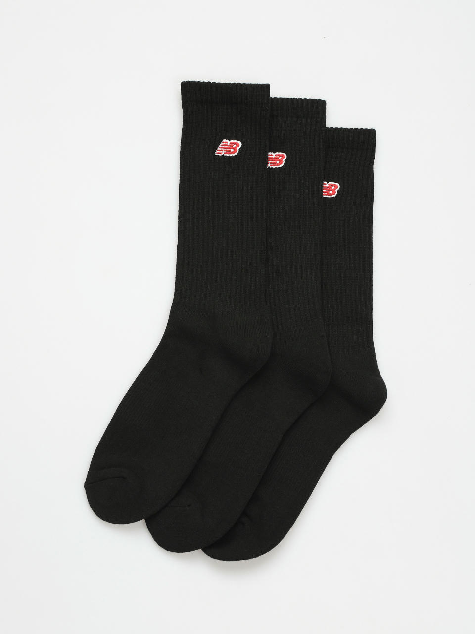 Чорапи New Balance Patch Logo Crew 3pk (black)