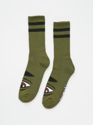 Чорапи Toy Machine Sect Eye (army green)