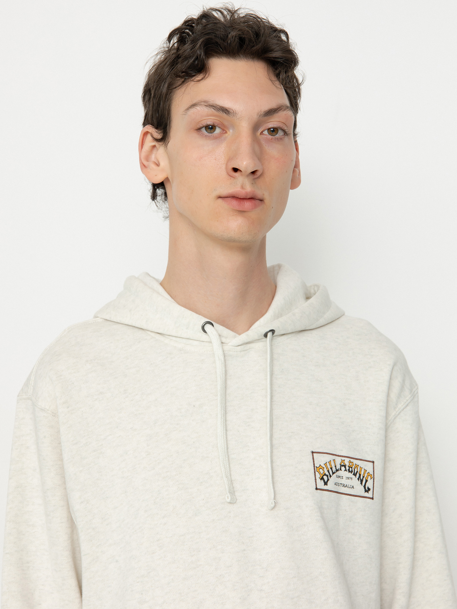 Суитшърт с качулка Billabong Short Sands HD (light grey heather)