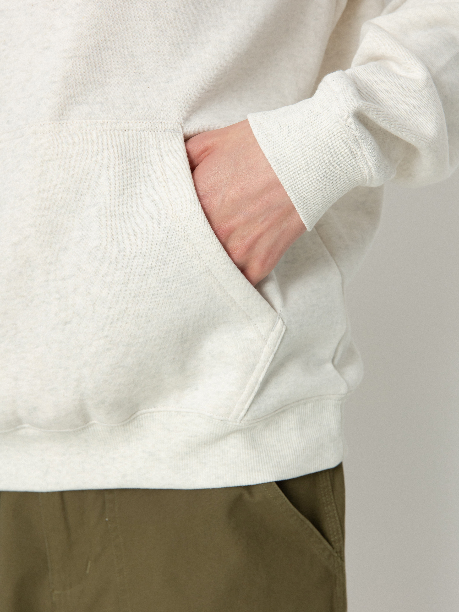 Суитшърт с качулка Billabong Short Sands HD (light grey heather)