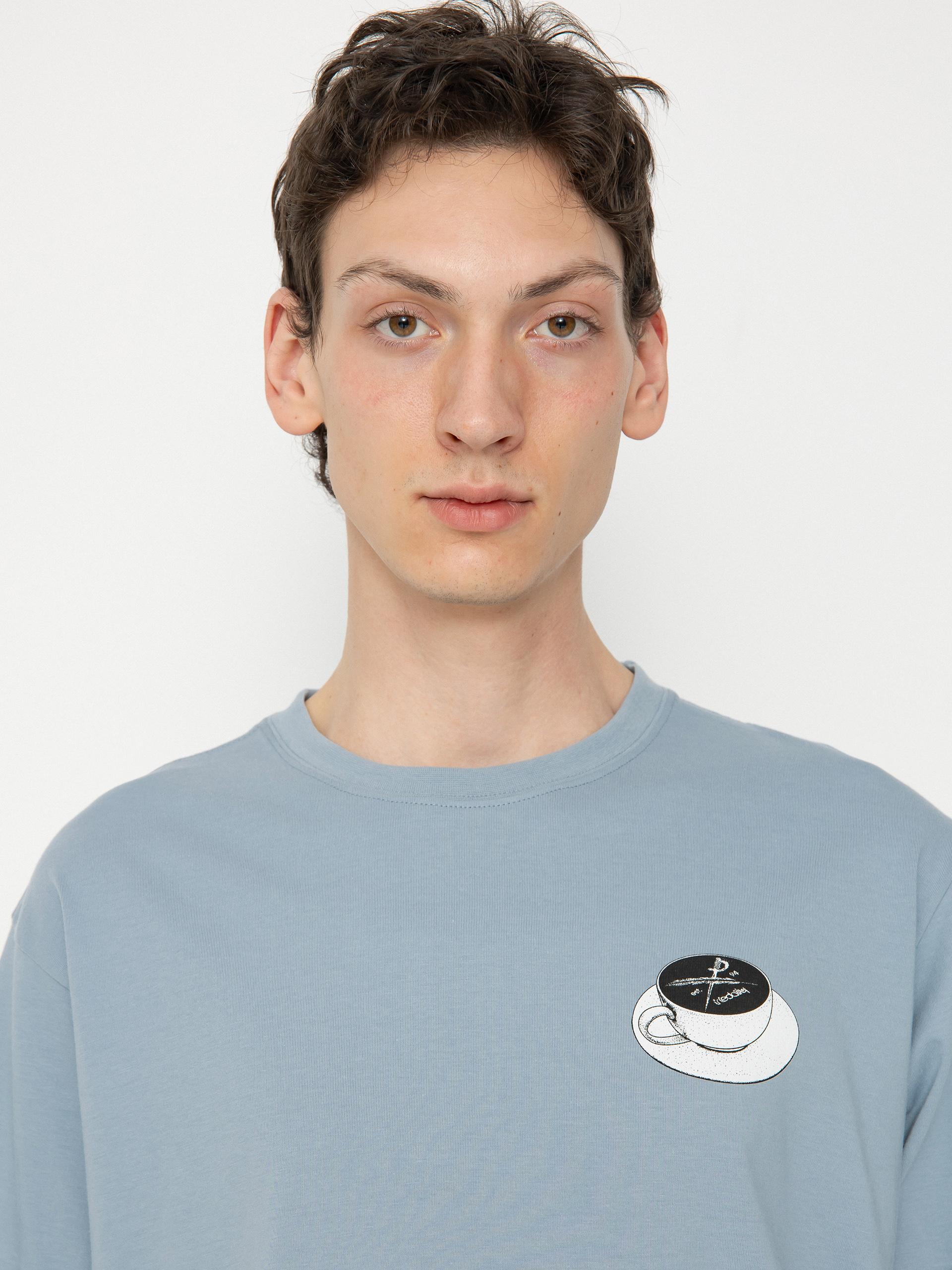 Тениска Iriedaily Slowpresso (light blue)