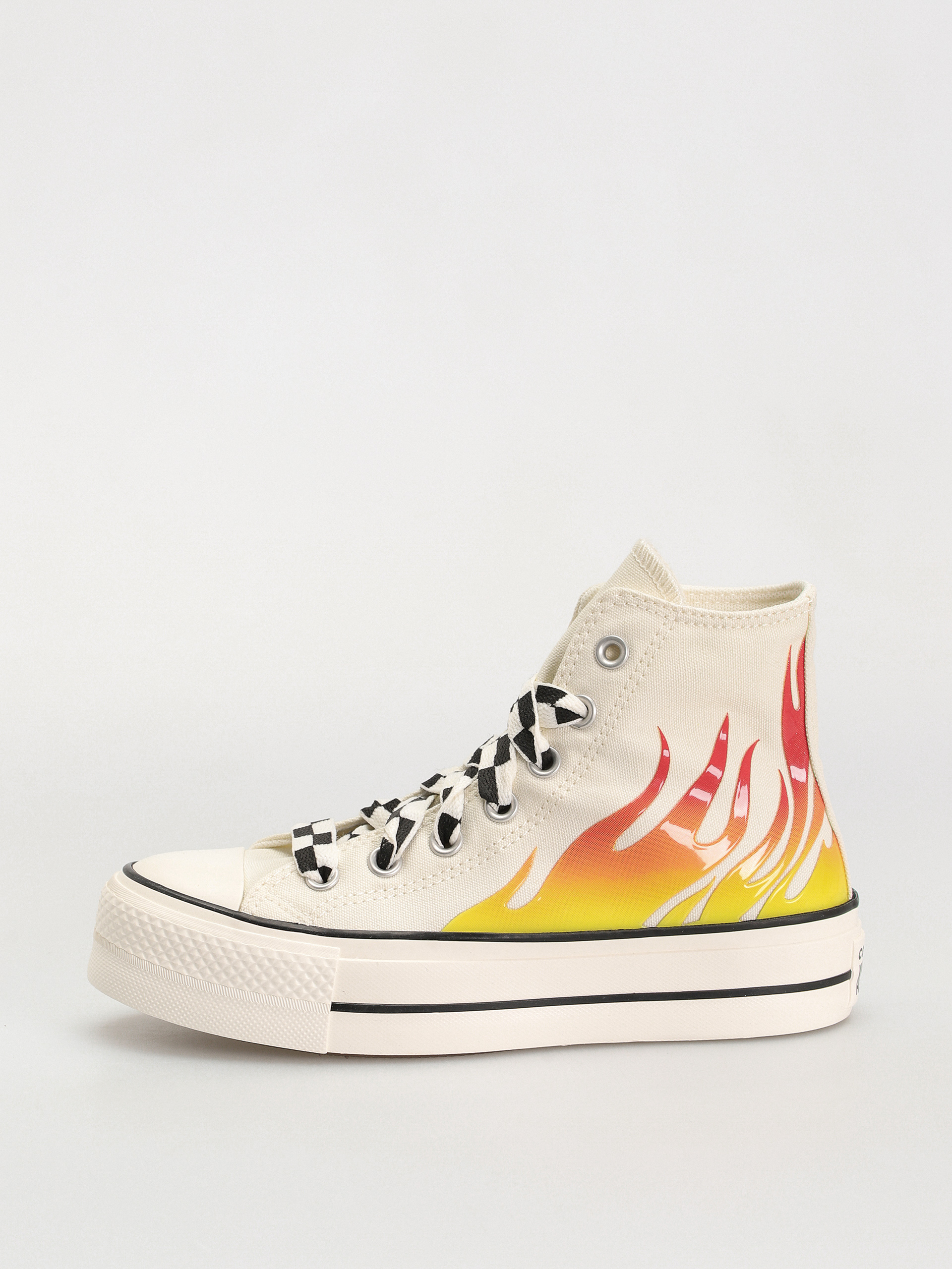 Кецове Converse Chuck Taylor All Star Lift Hi Wmn (flames/off white)