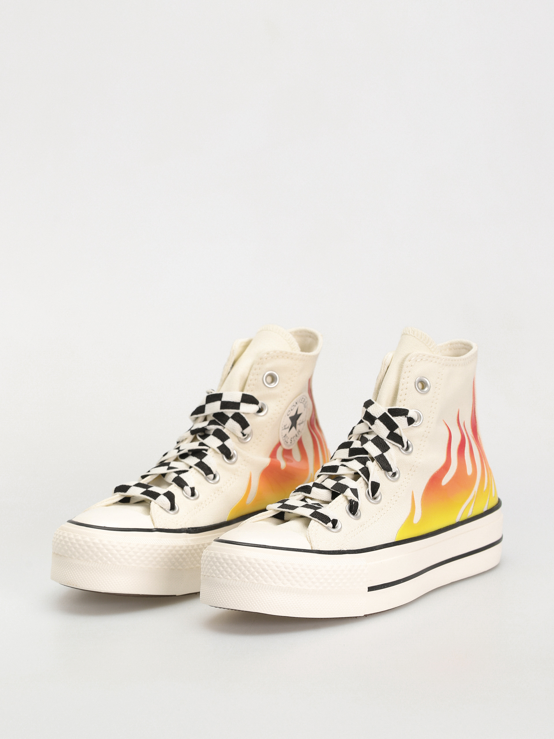 Кецове Converse Chuck Taylor All Star Lift Hi Wmn (flames/off white)