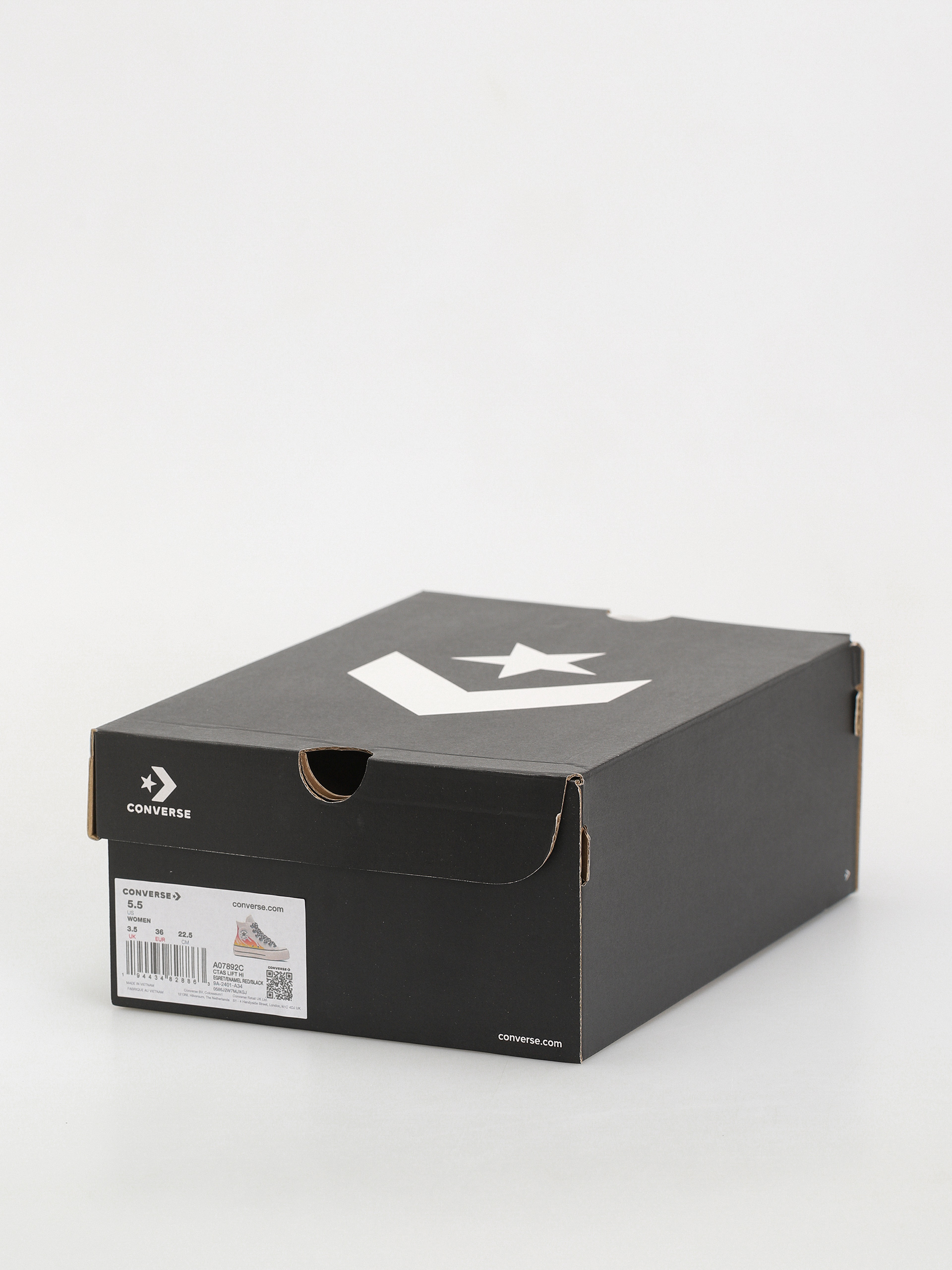 Кецове Converse Chuck Taylor All Star Lift Hi Wmn (flames/off white)