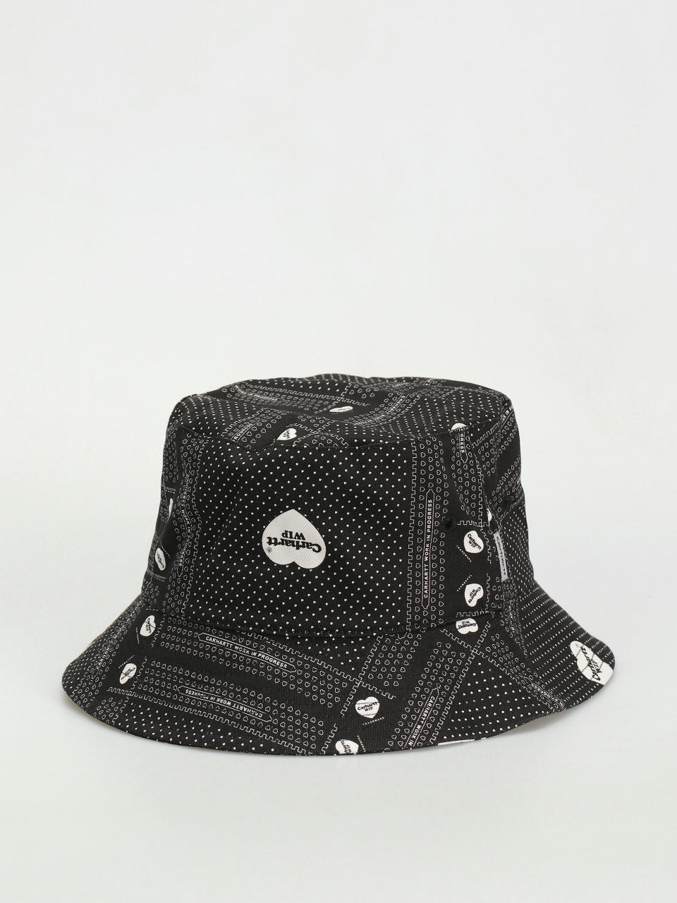 Шапка с периферия Carhartt WIP Graphic Bucket (heart bandana print/black)