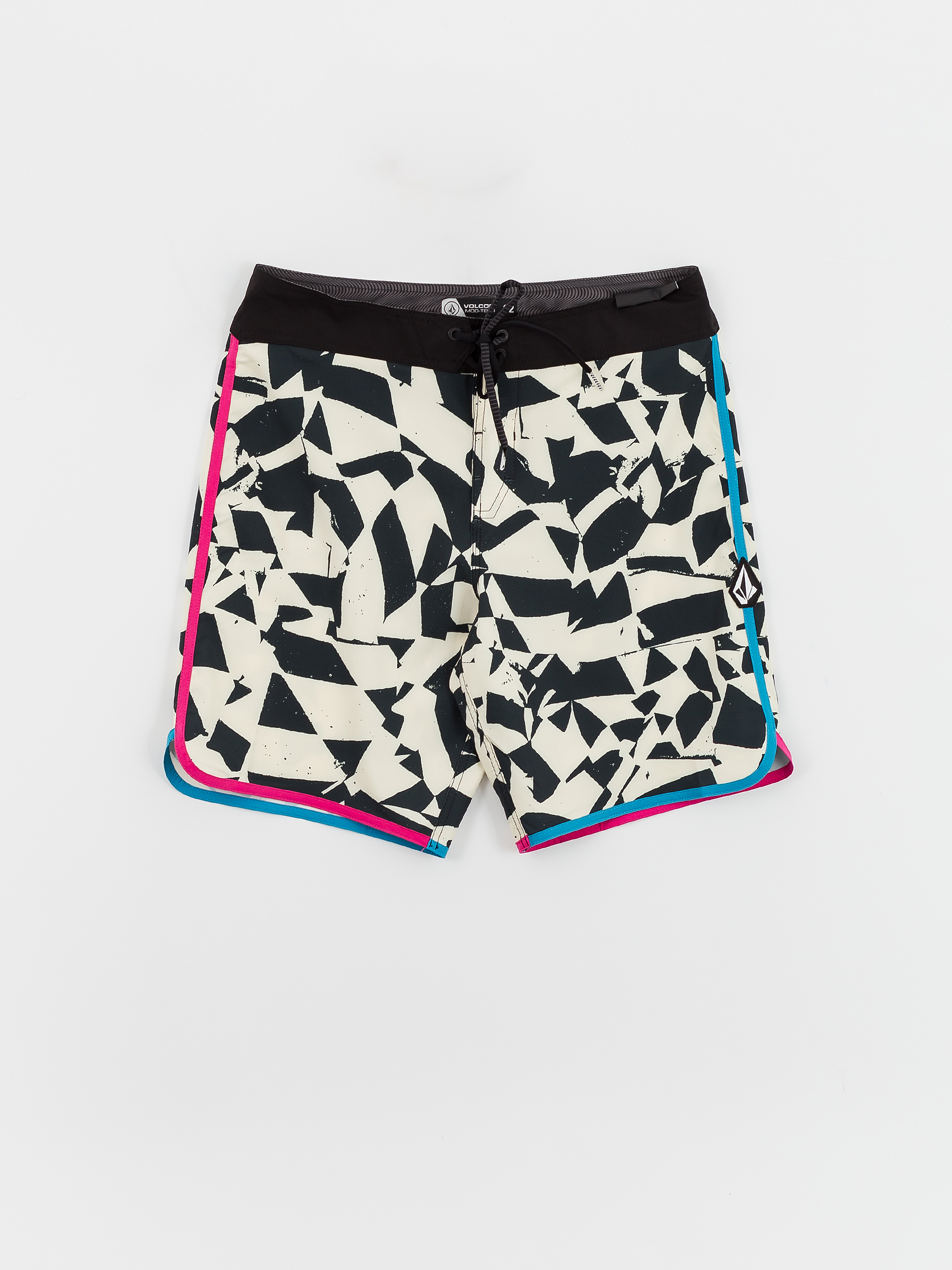 Плажни къси панталони Volcom Lido Print Scallop Mod 19 (black white)