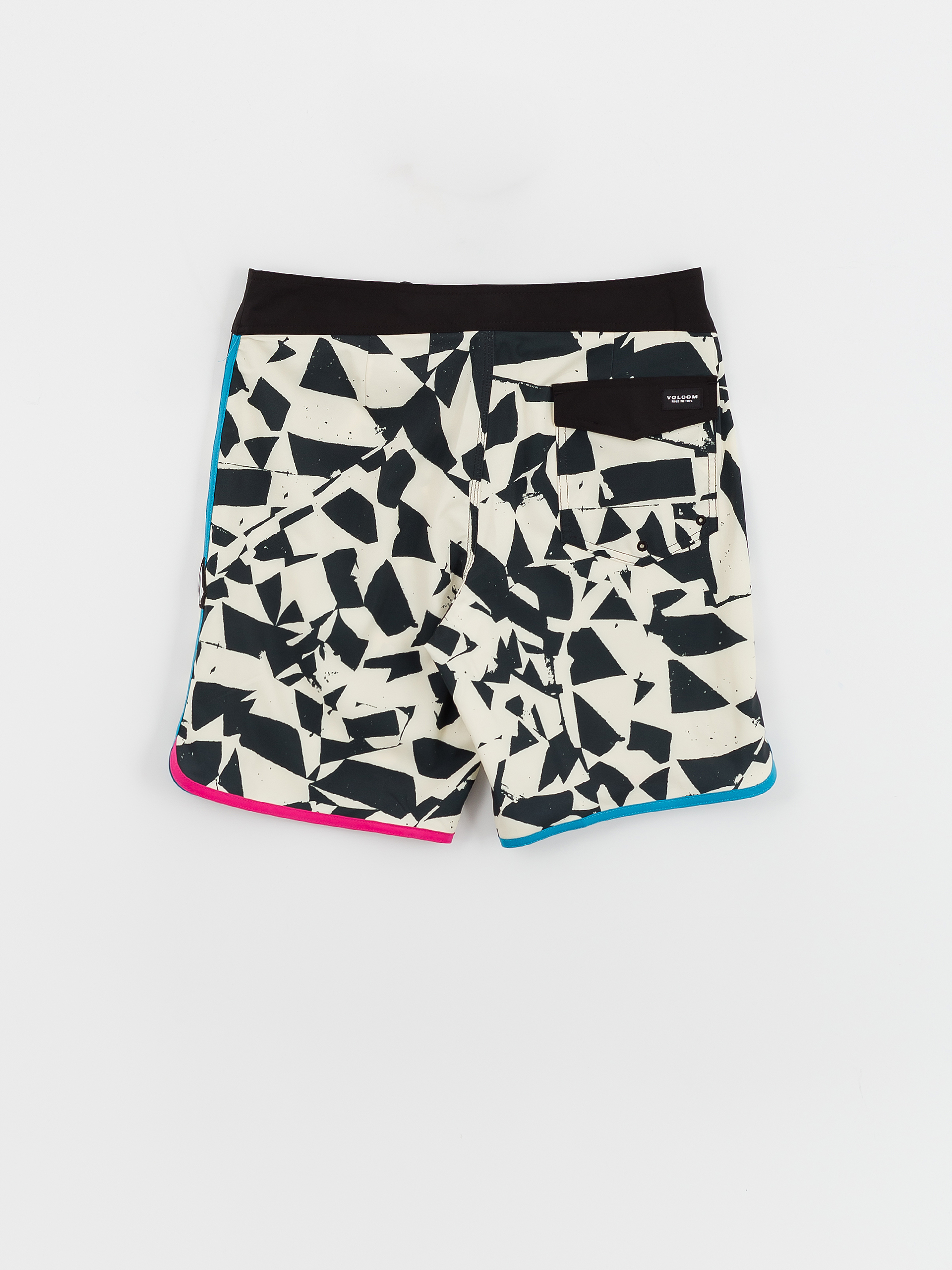 Плажни къси панталони Volcom Lido Print Scallop Mod 19 (black white)